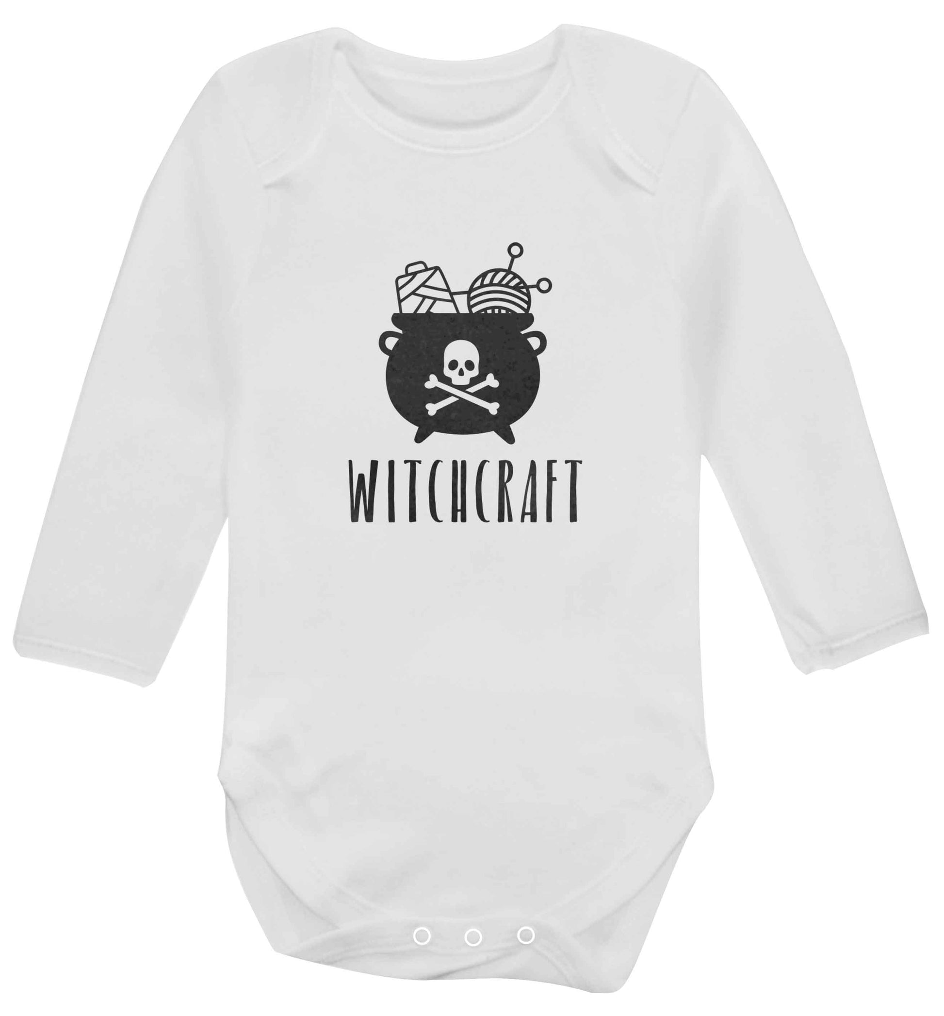 Witchcraft baby vest long sleeved white 6-12 months