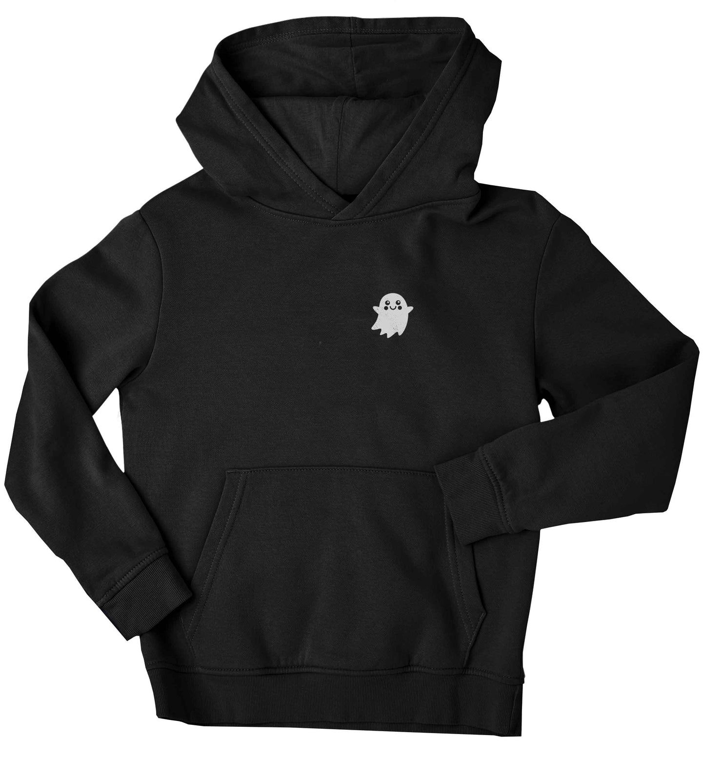 Pocket ghost children's black hoodie 12-13 Years