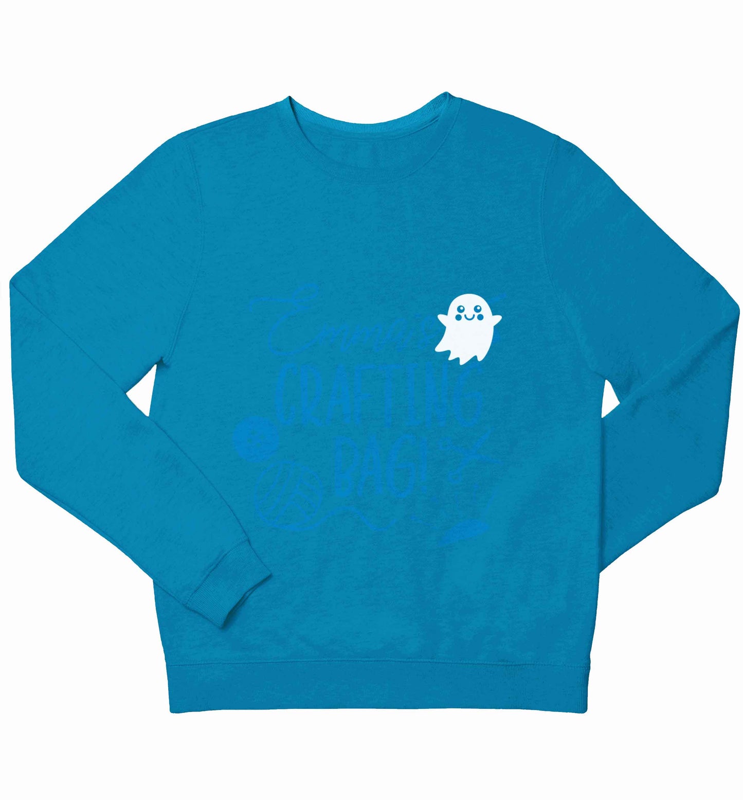 Pocket ghost children's blue sweater 12-13 Years
