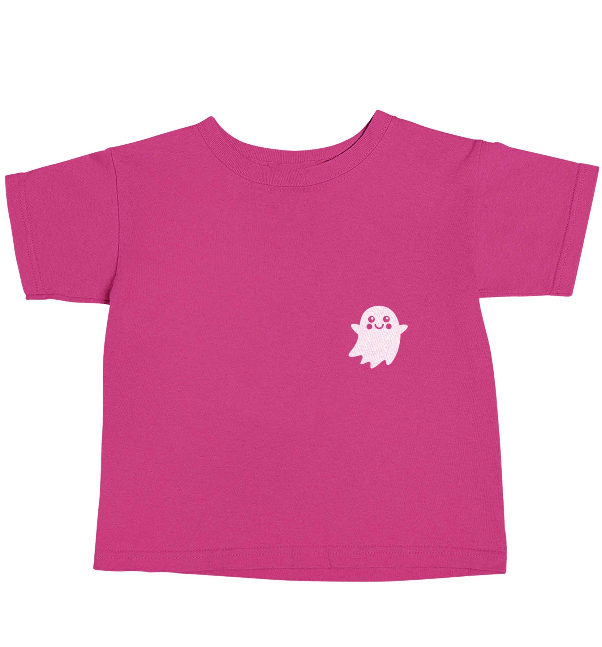 Pocket ghost pink baby toddler Tshirt 2 Years