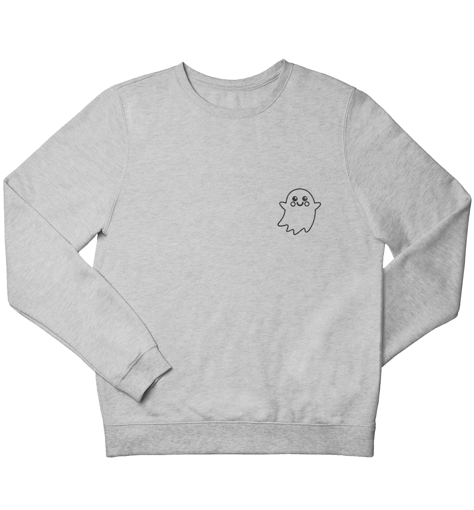 Pocket ghost children's grey sweater 12-13 Years