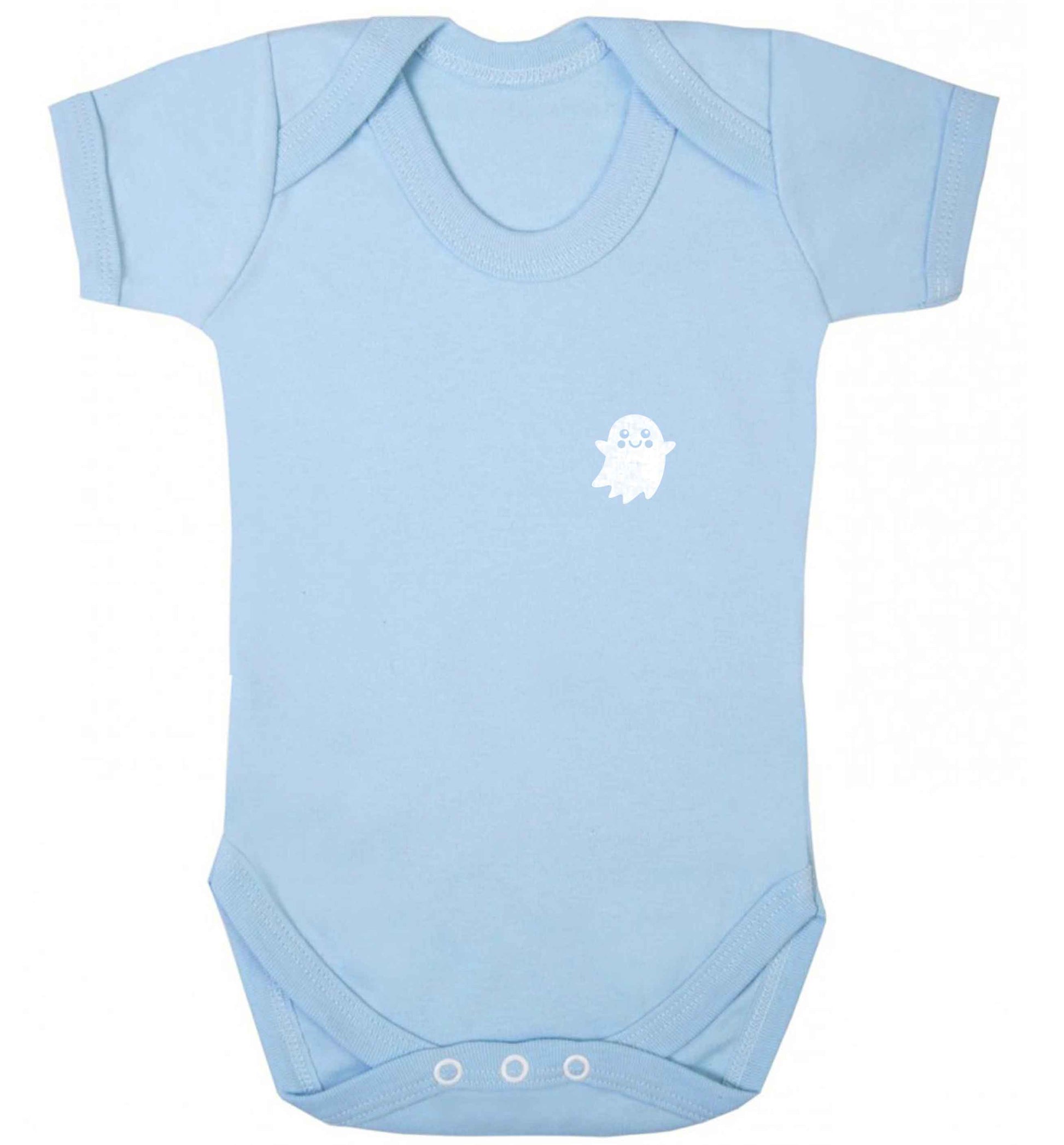 Pocket ghost baby vest pale blue 18-24 months