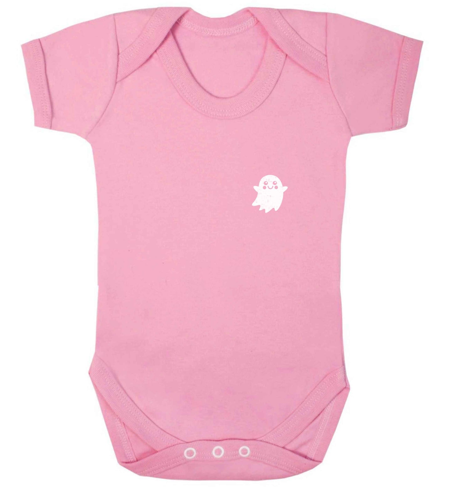 Pocket ghost baby vest pale pink 18-24 months