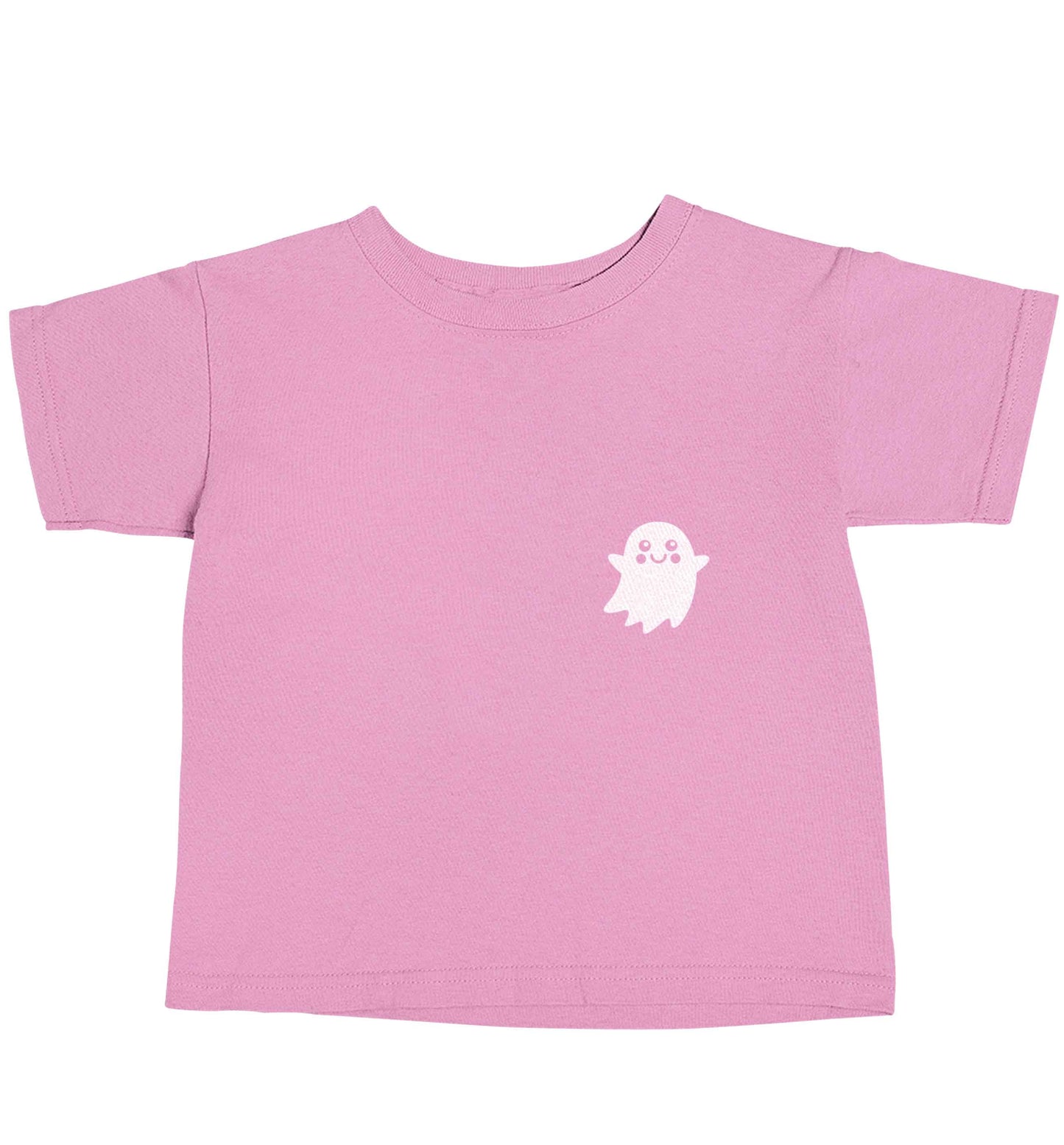 Pocket ghost light pink baby toddler Tshirt 2 Years