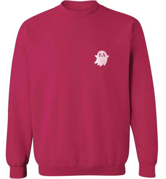Pocket ghost adult's unisex pink sweater 2XL