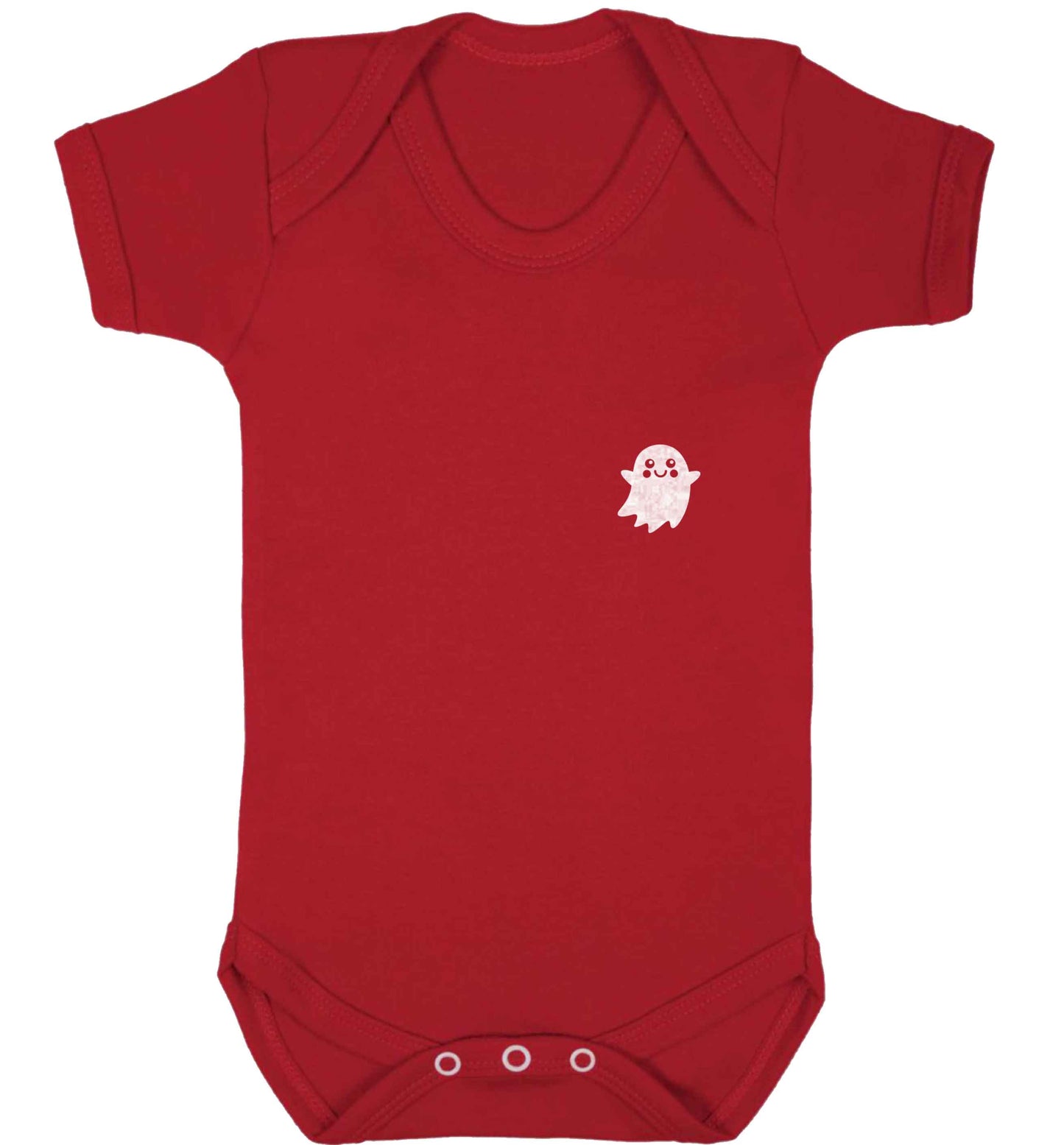 Pocket ghost baby vest red 18-24 months