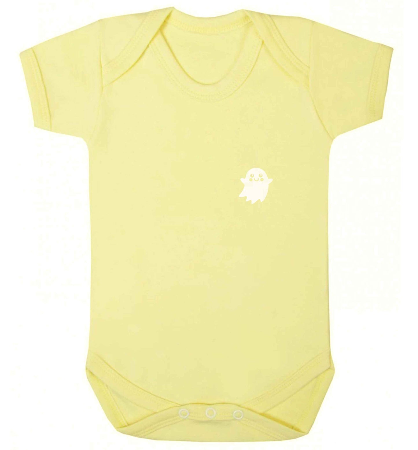 Pocket ghost baby vest pale yellow 18-24 months