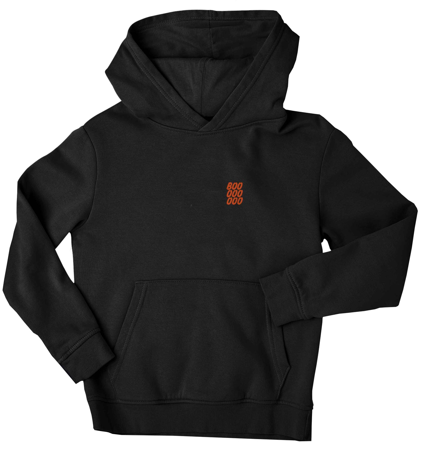 Boo pocket children's black hoodie 12-13 Years