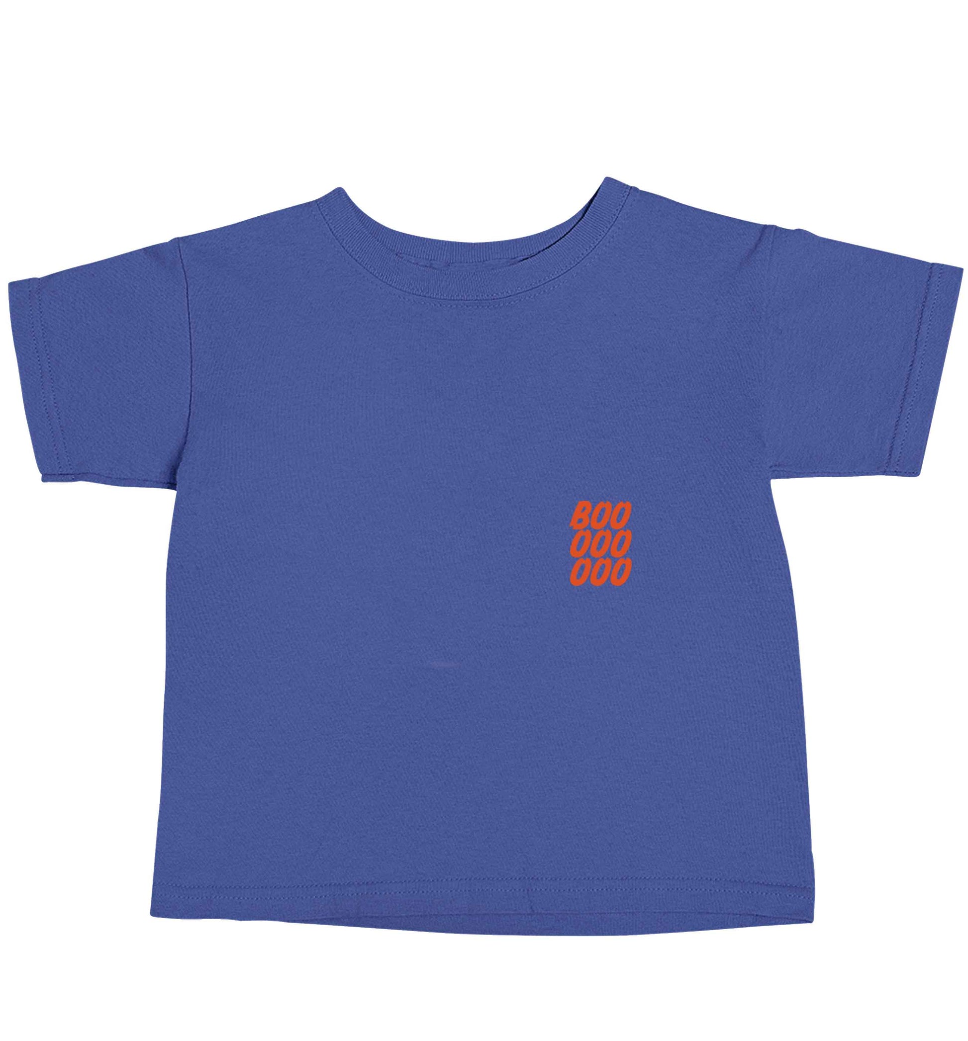 Boo pocket blue baby toddler Tshirt 2 Years