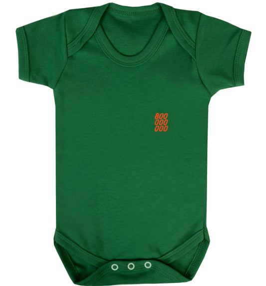 Boo pocket baby vest green 18-24 months
