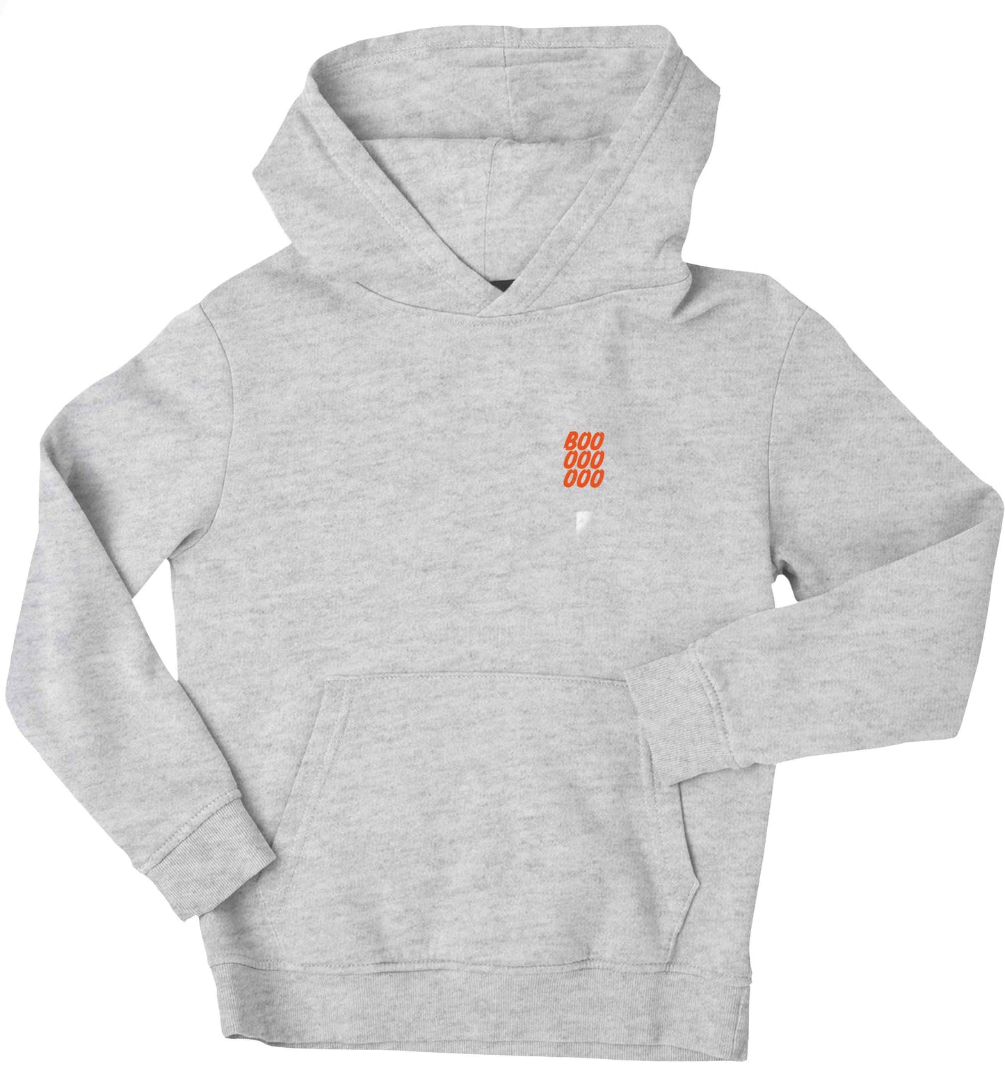 Boo pocket children's grey hoodie 12-13 Years