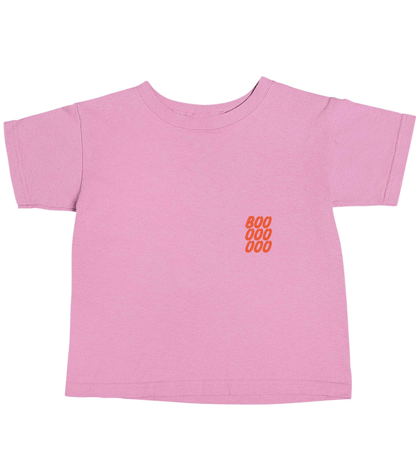 Boo pocket light pink baby toddler Tshirt 2 Years