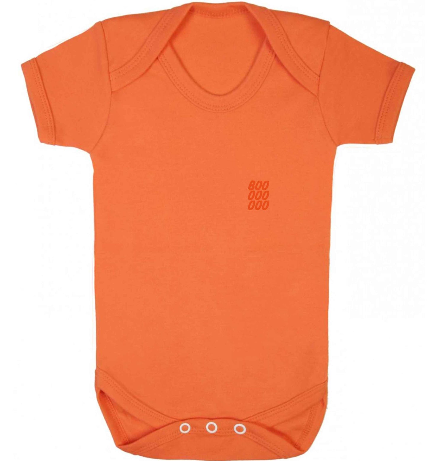Boo pocket baby vest orange 18-24 months