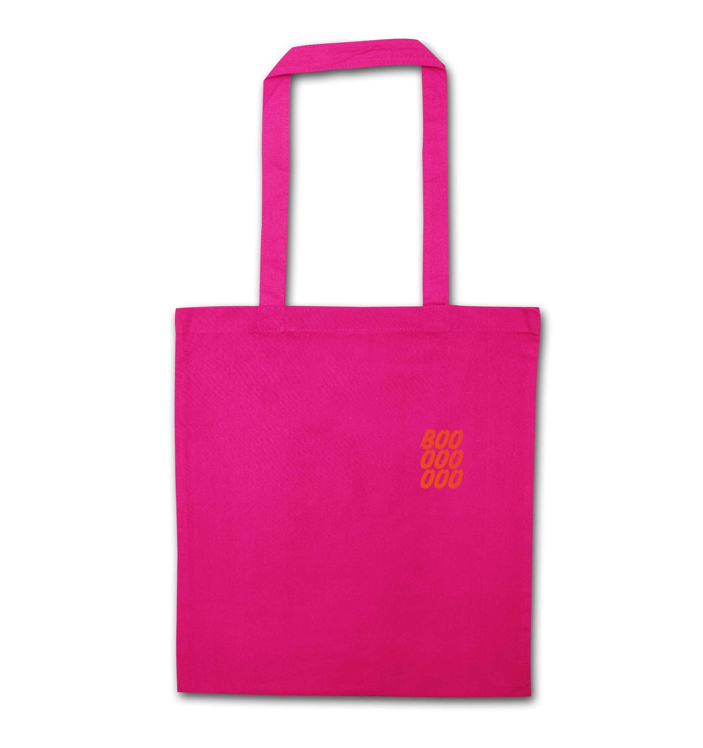 Boo pocket pink tote bag