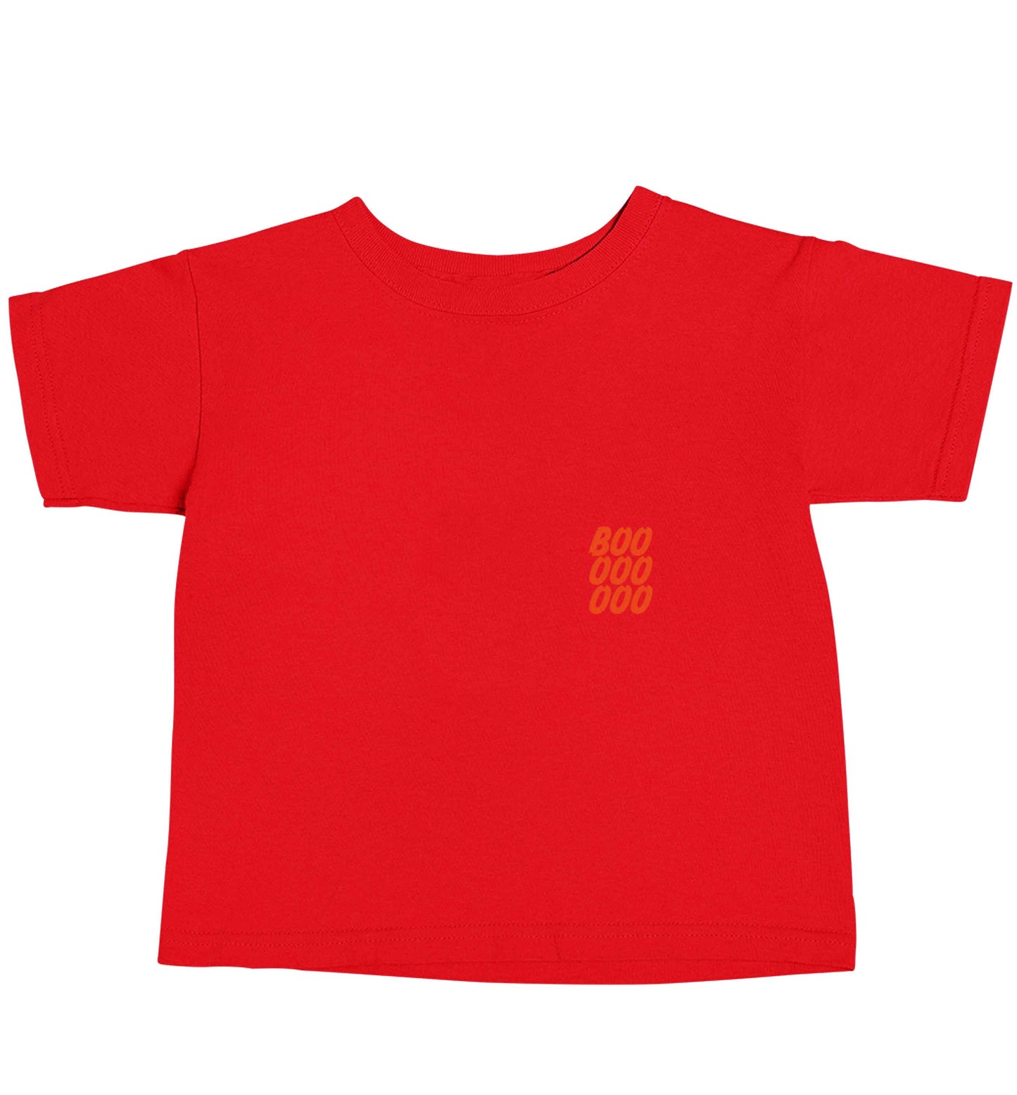 Boo pocket red baby toddler Tshirt 2 Years