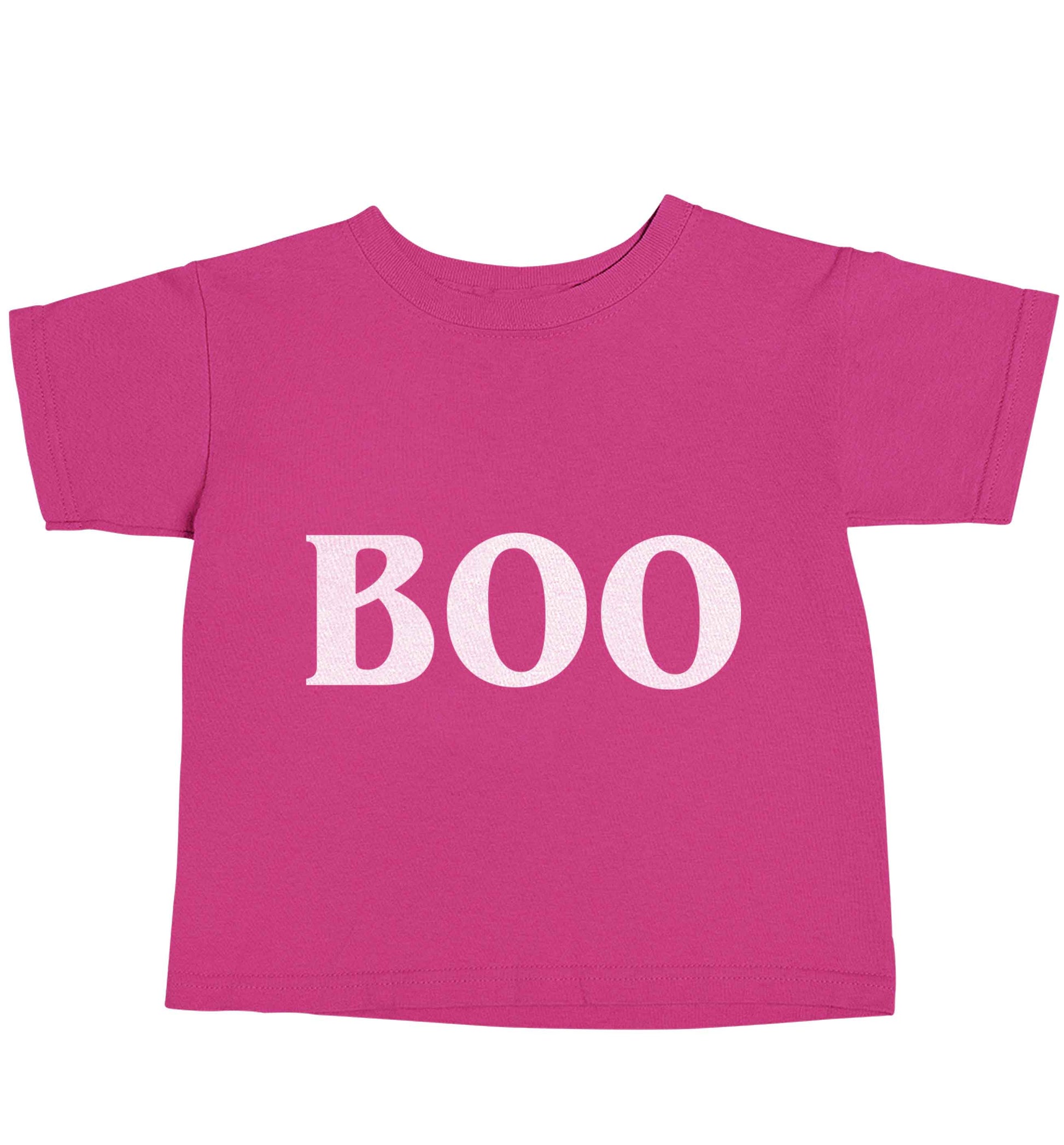 Boo pink baby toddler Tshirt 2 Years
