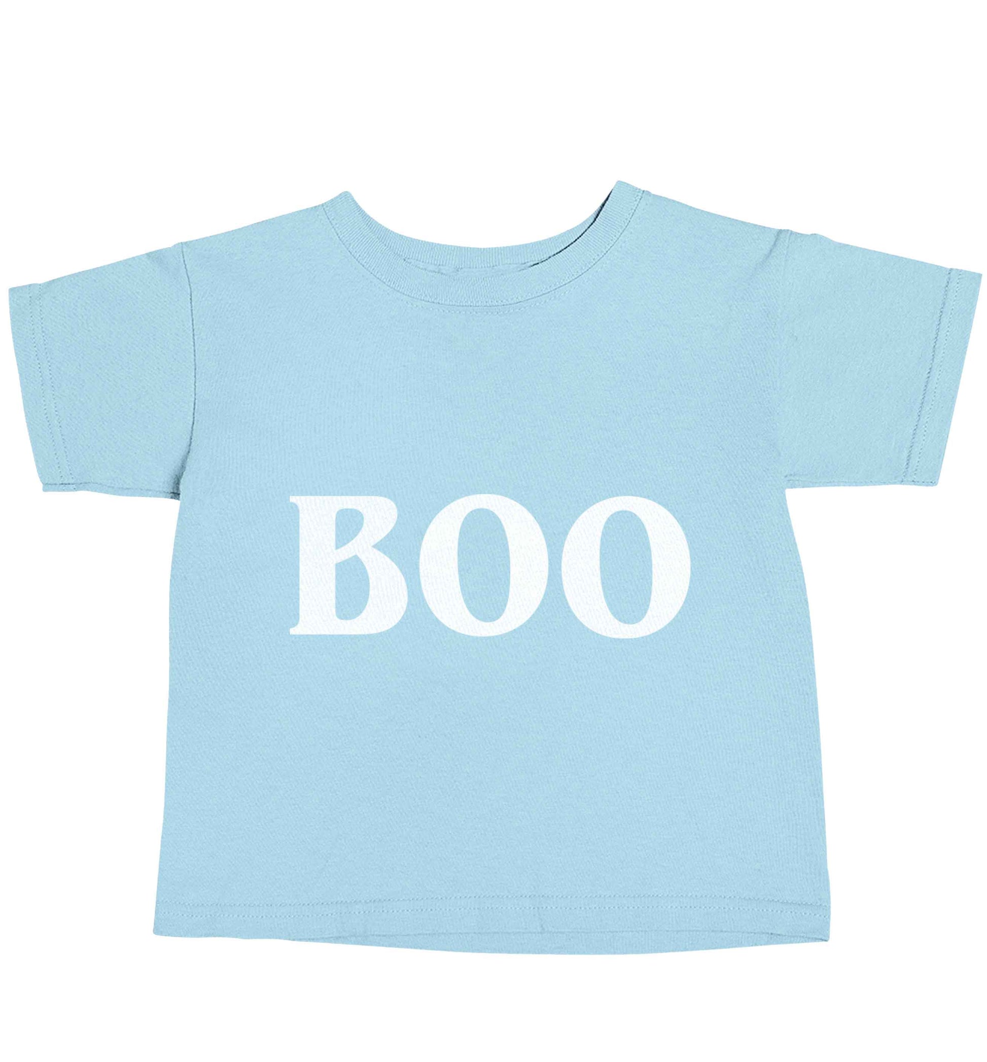 Boo light blue baby toddler Tshirt 2 Years