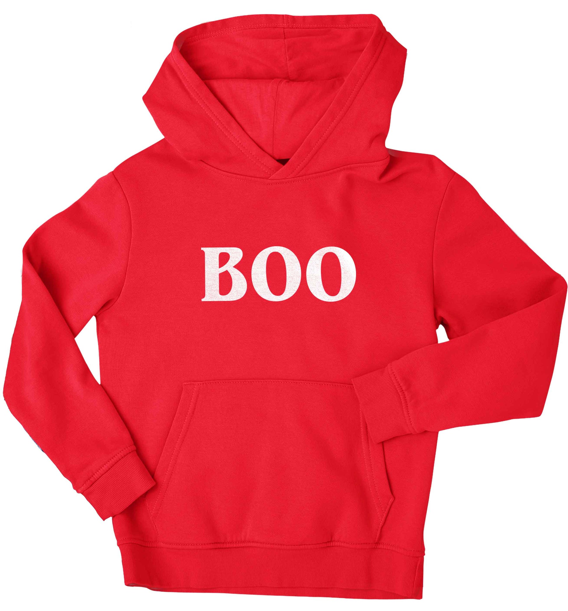 Boo children's red hoodie 12-13 Years
