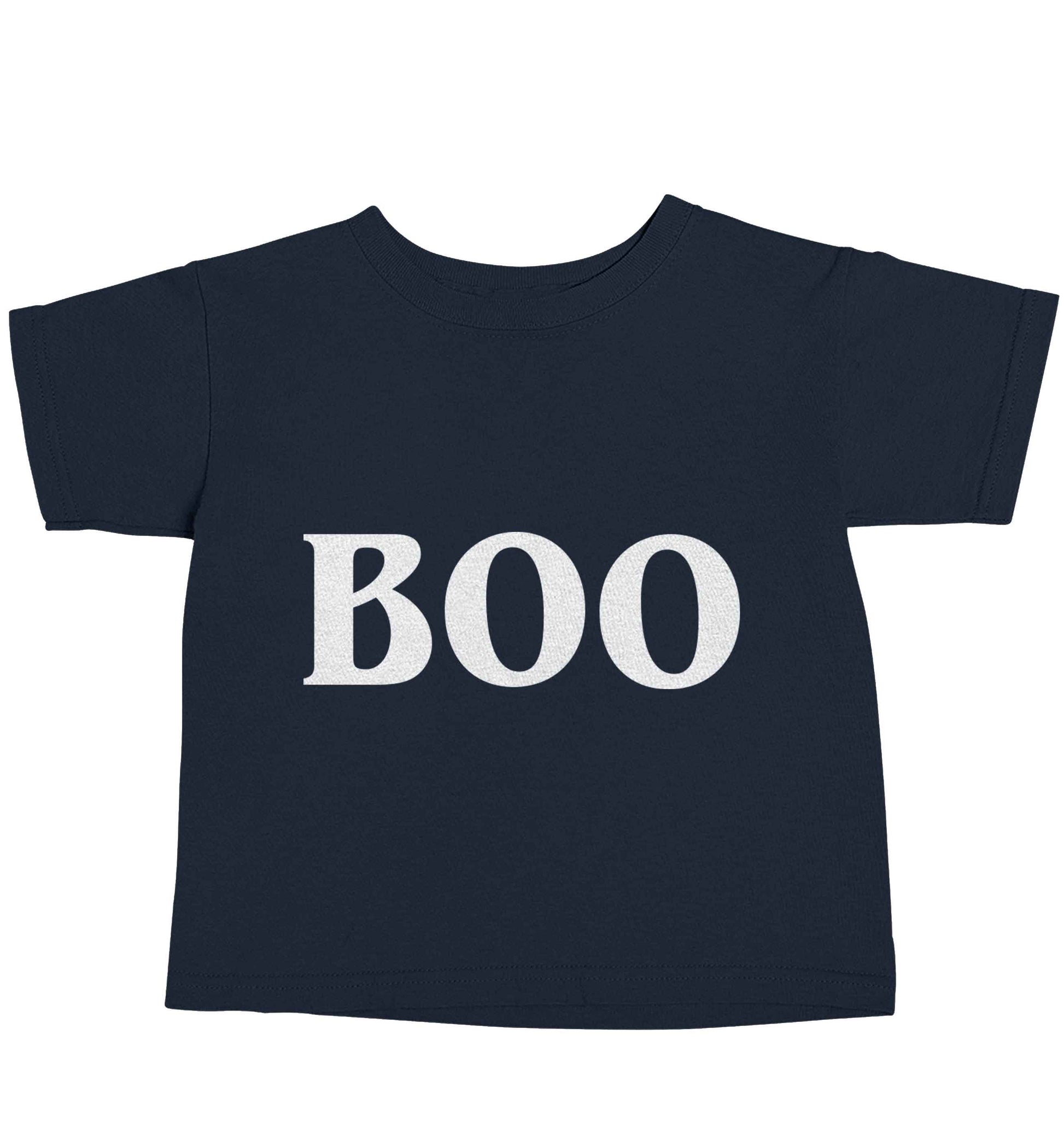 Boo navy baby toddler Tshirt 2 Years