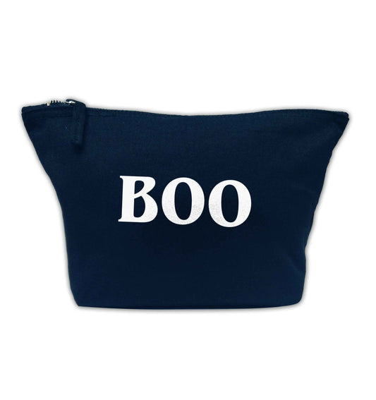 Boo navy makeup bag