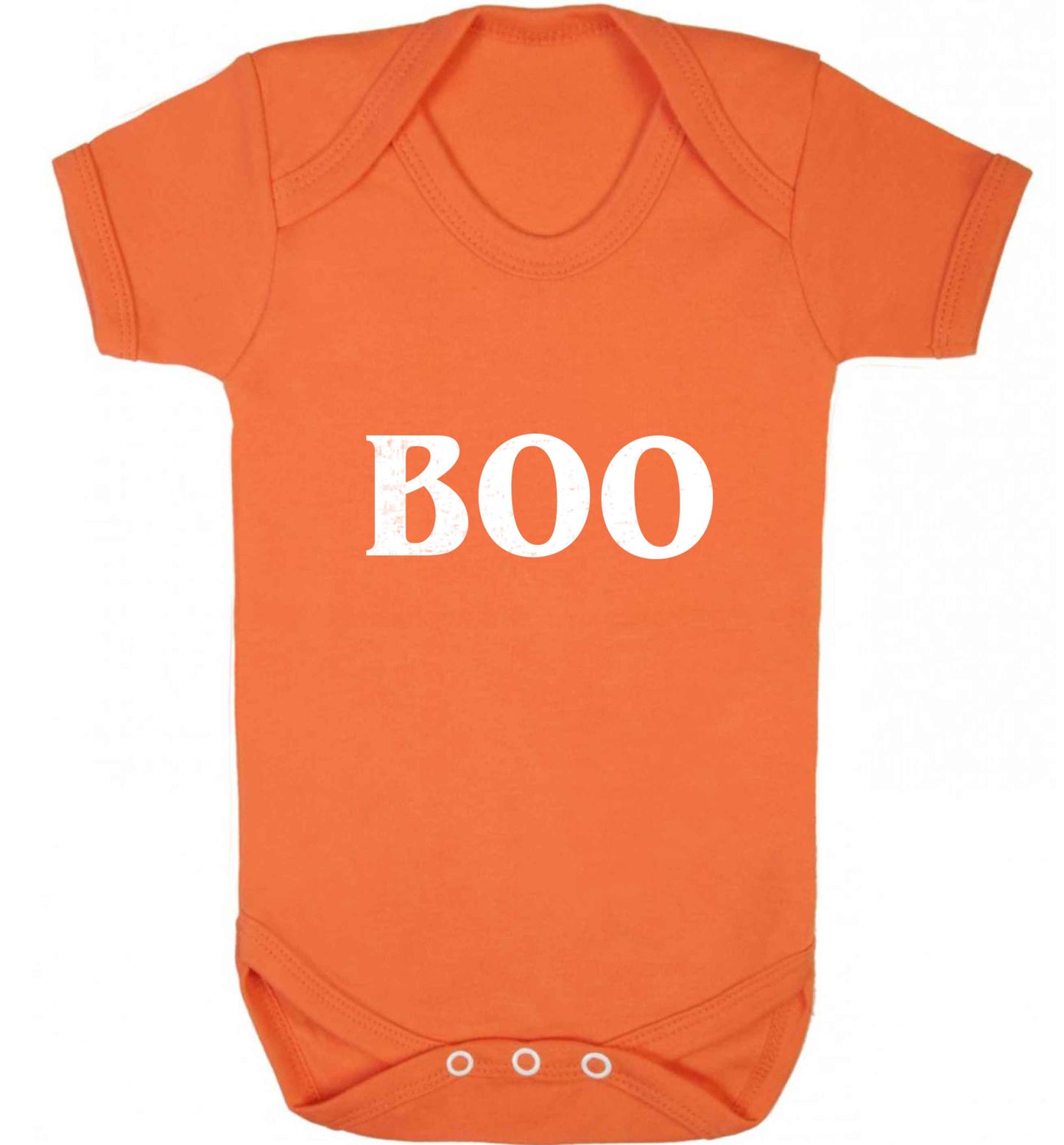 Boo baby vest orange 18-24 months