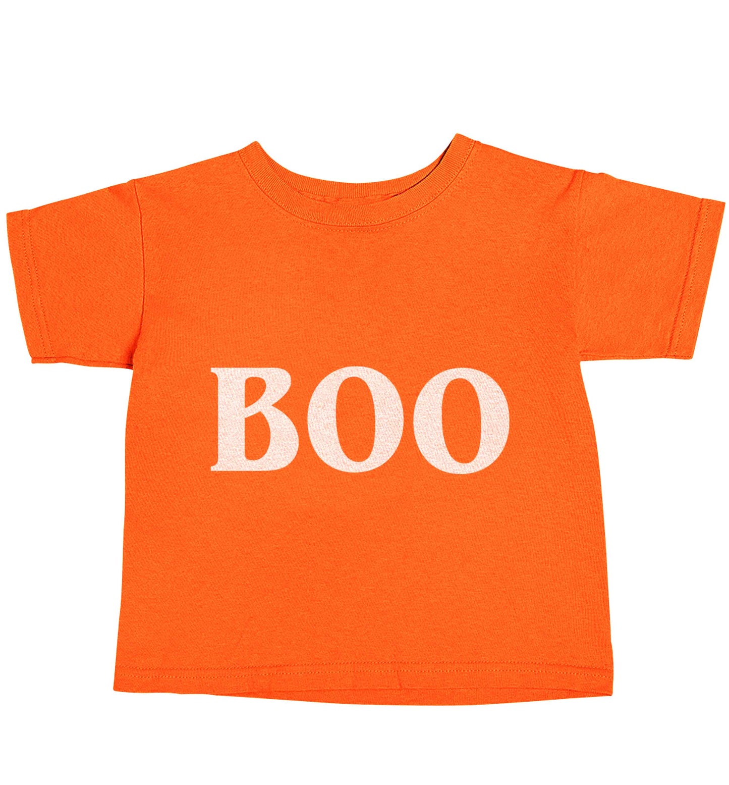 Boo orange baby toddler Tshirt 2 Years