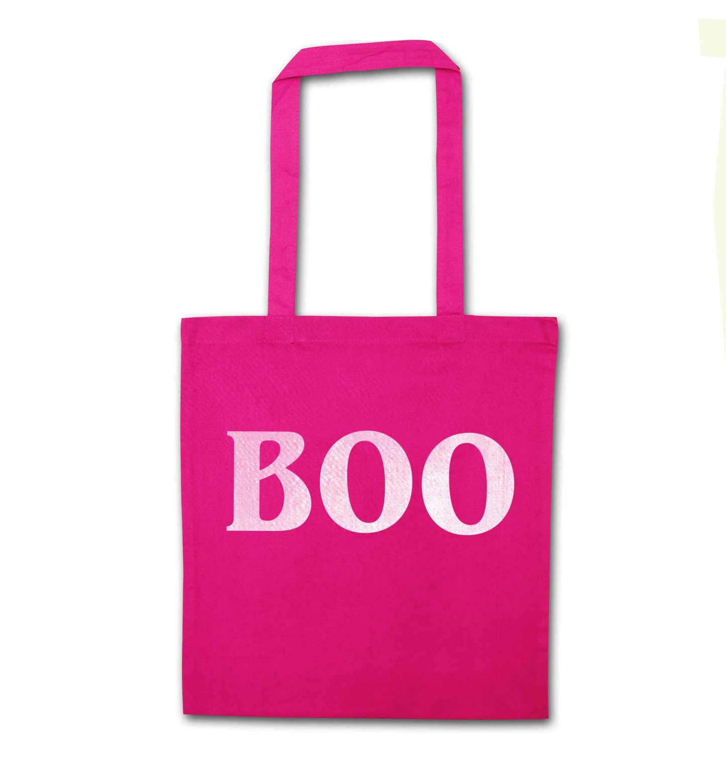 Boo pink tote bag