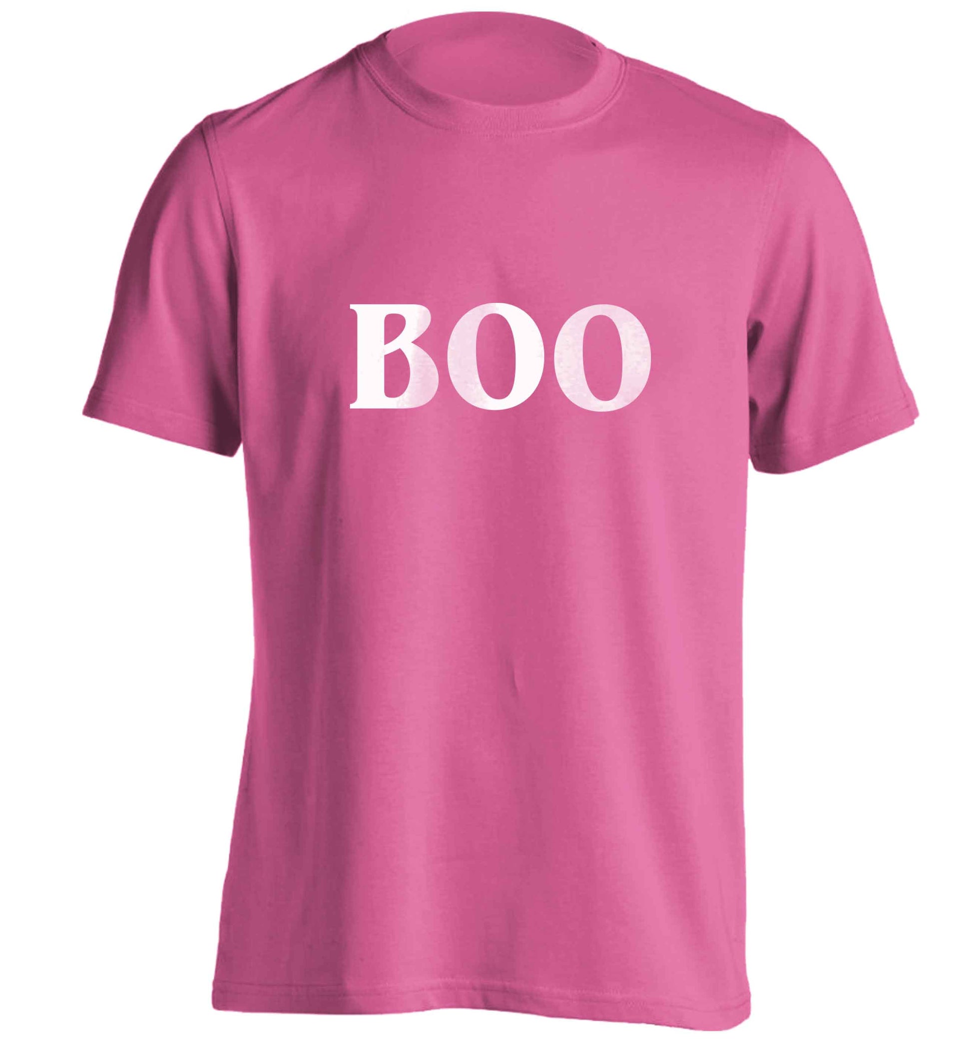 Boo adults unisex pink Tshirt 2XL