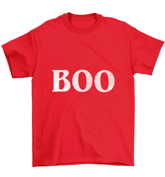 Boo Children's red Tshirt 12-13 Years