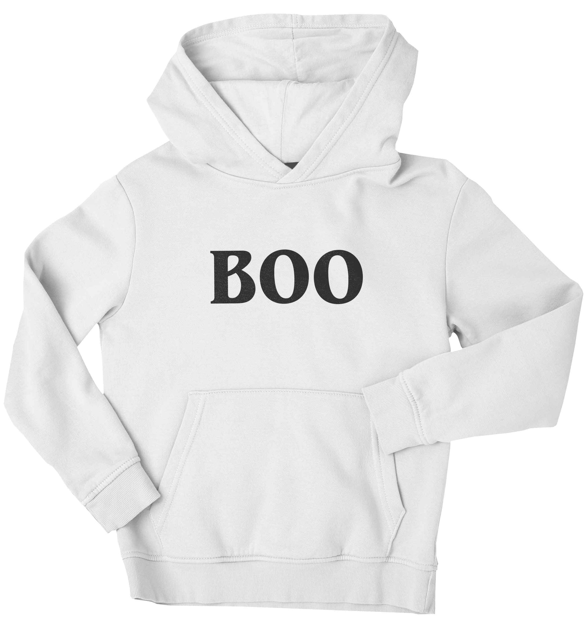 Boo children's white hoodie 12-13 Years