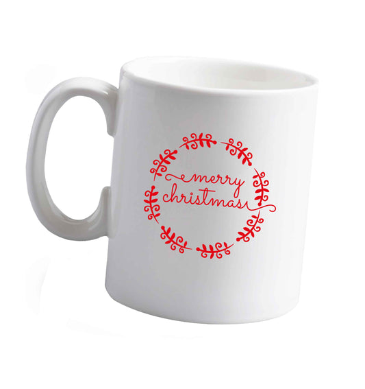 10 oz Tis The Season to Drink Whisky ceramic mug right handed