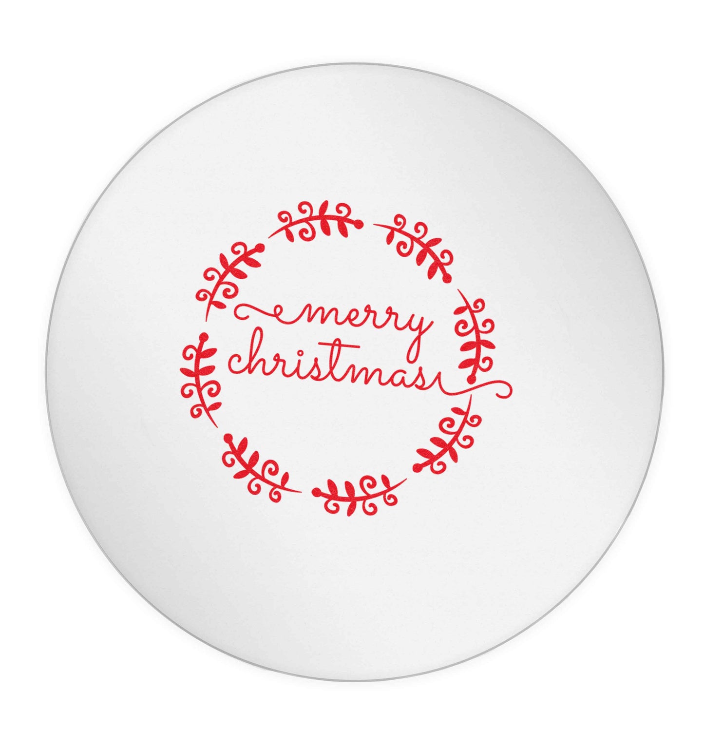 Merry christmas 24 @ 45mm matt circle stickers