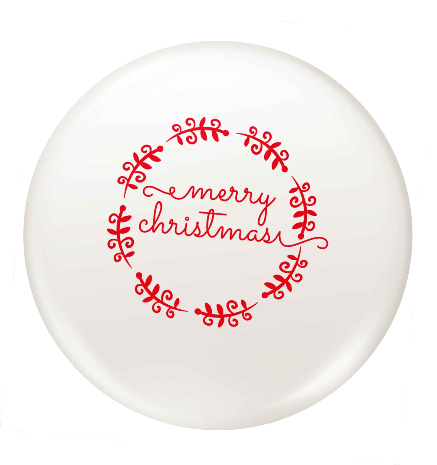 Merry christmas small 25mm Pin badge