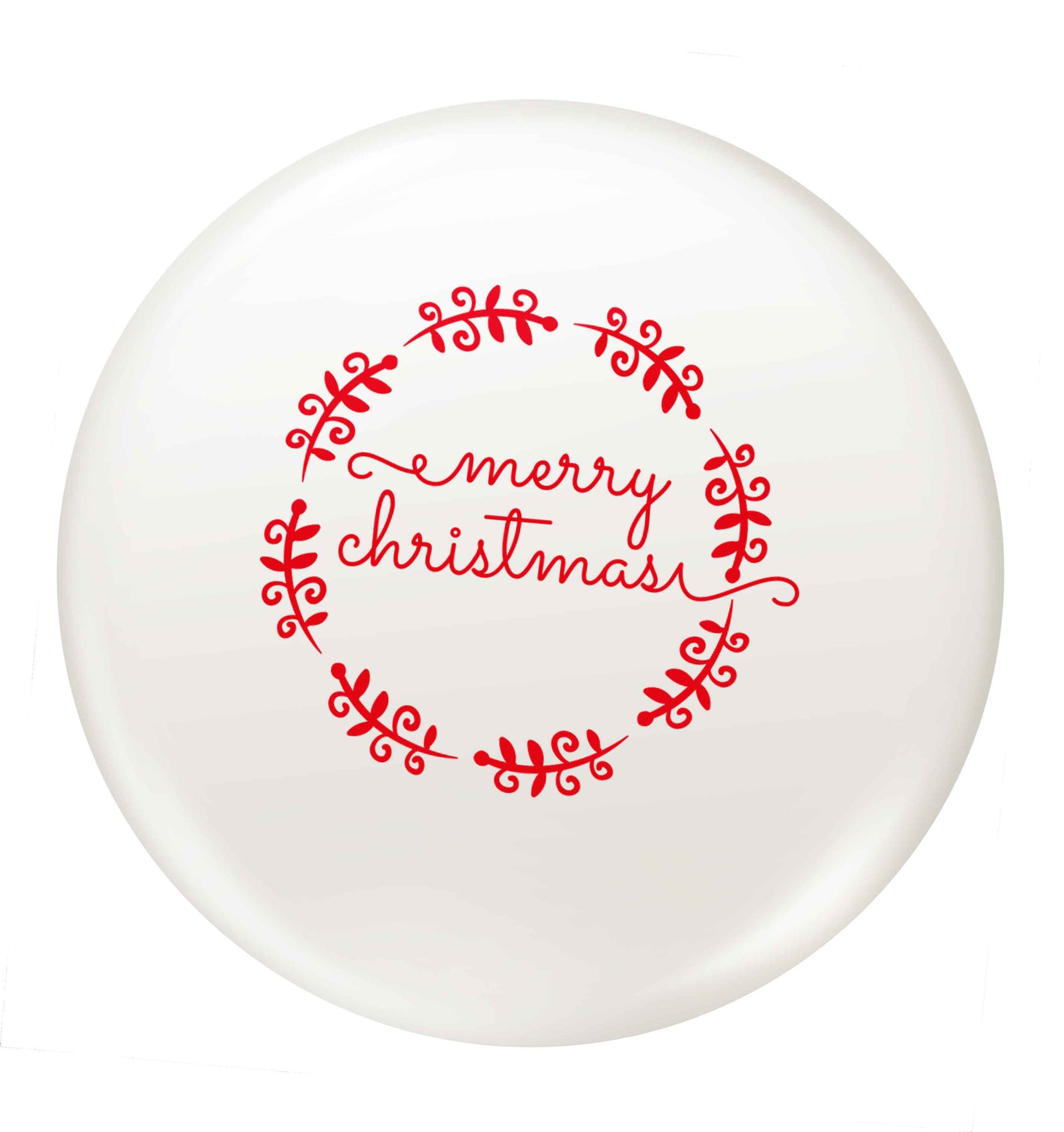 Merry christmas small 25mm Pin badge