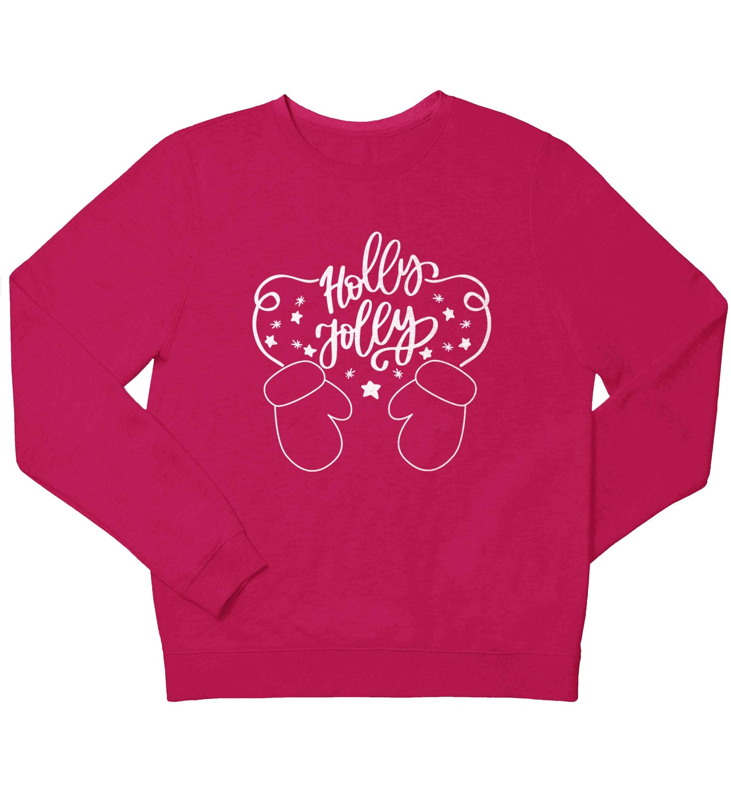 Holly jolly children's pink sweater 12-13 Years