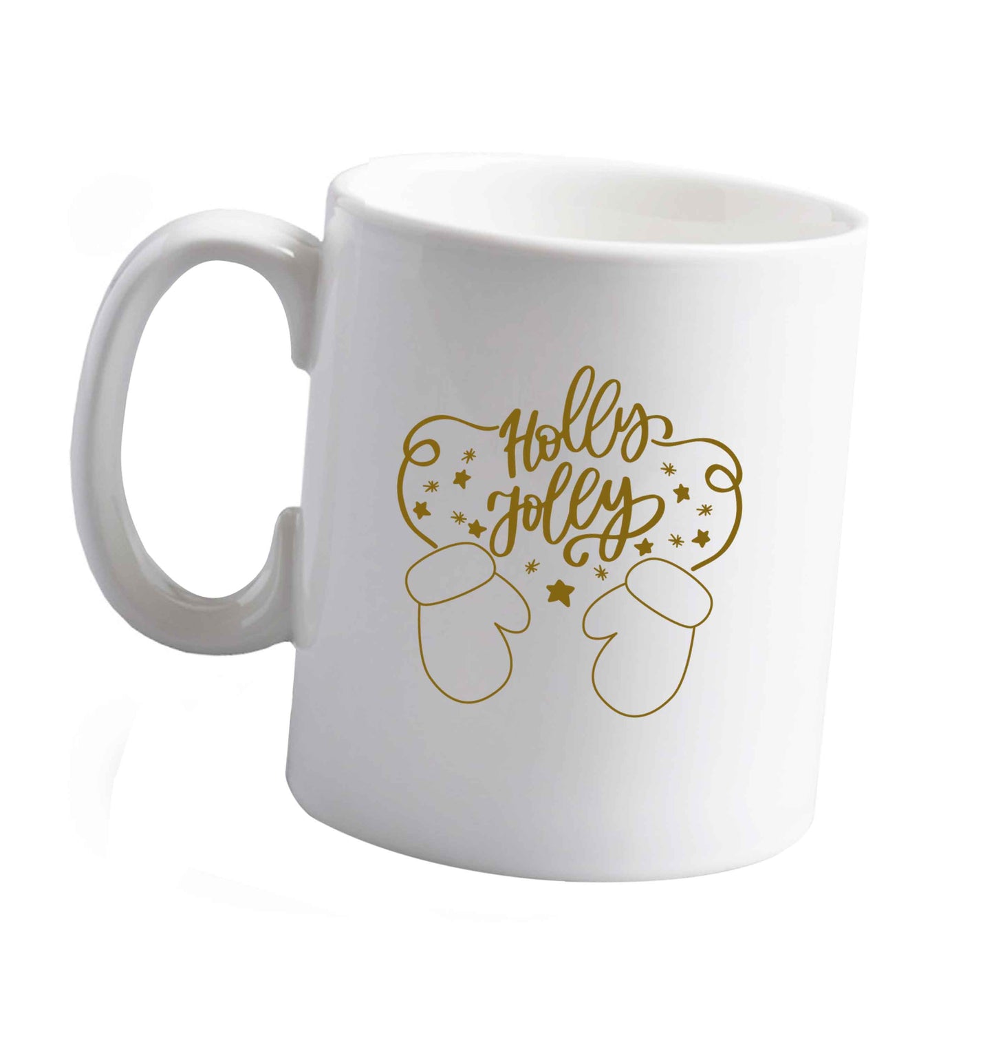 10 oz Tis The Season to Drink Whisky ceramic mug right handed