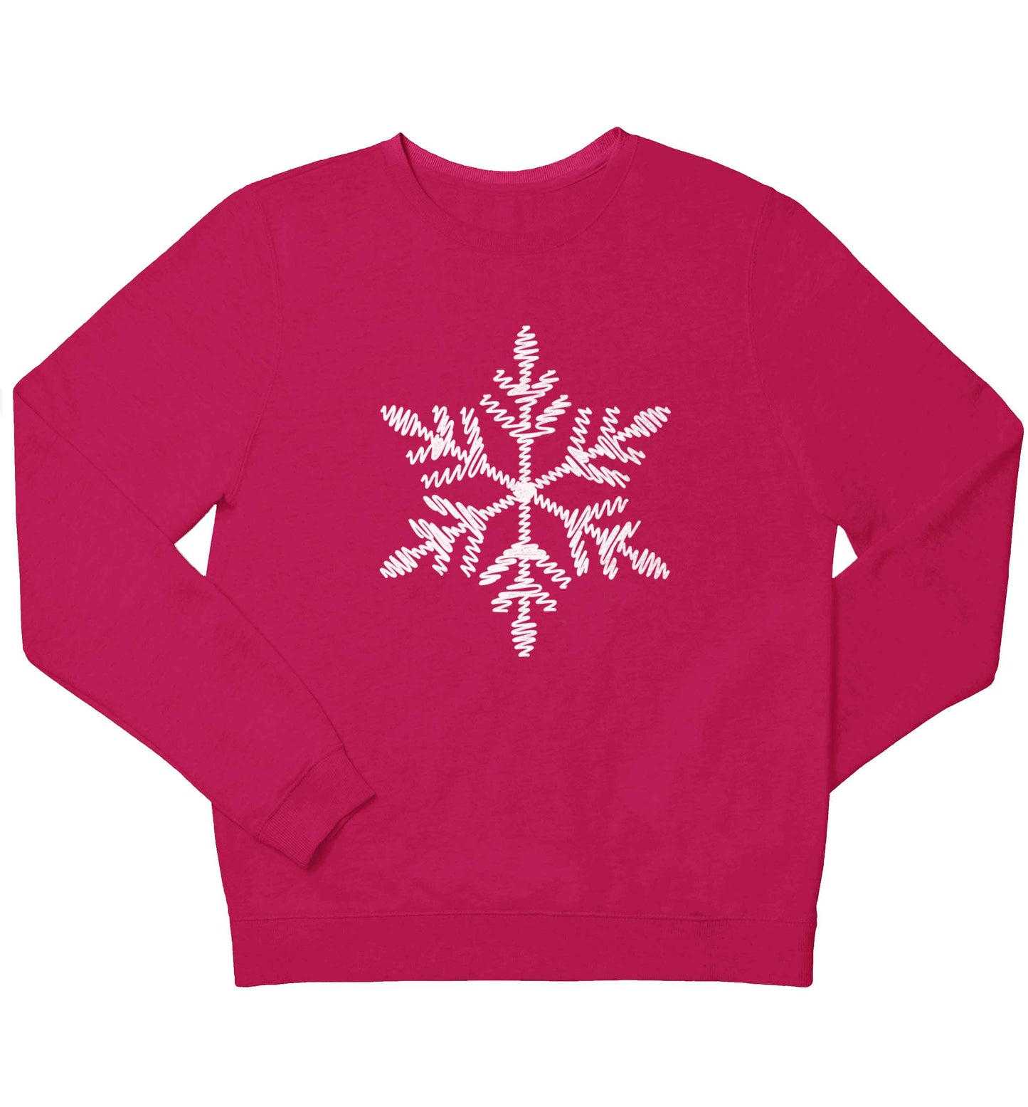 Snowflake children's pink sweater 12-13 Years
