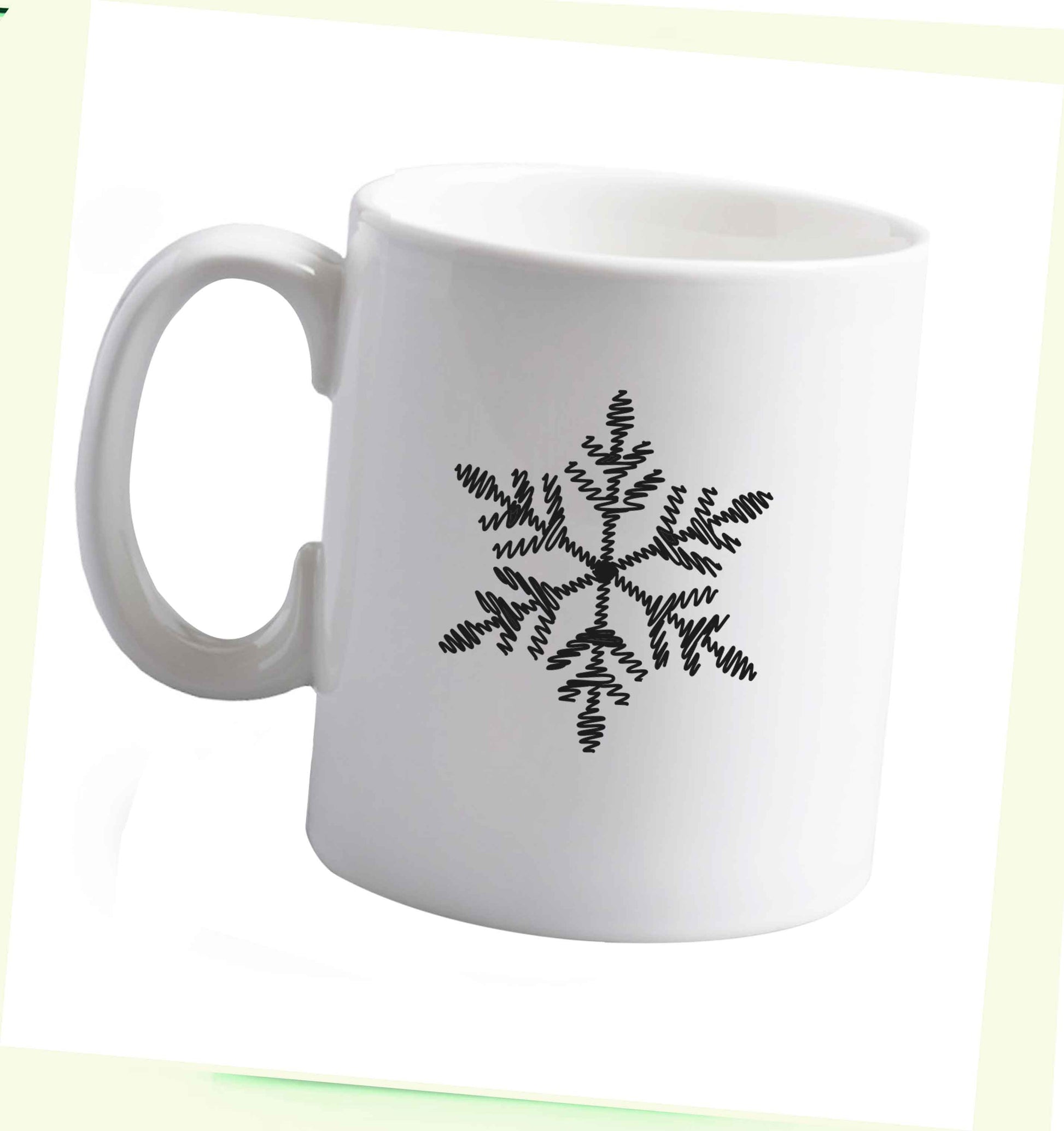 10 oz Tis The Season to Drink Whisky ceramic mug right handed