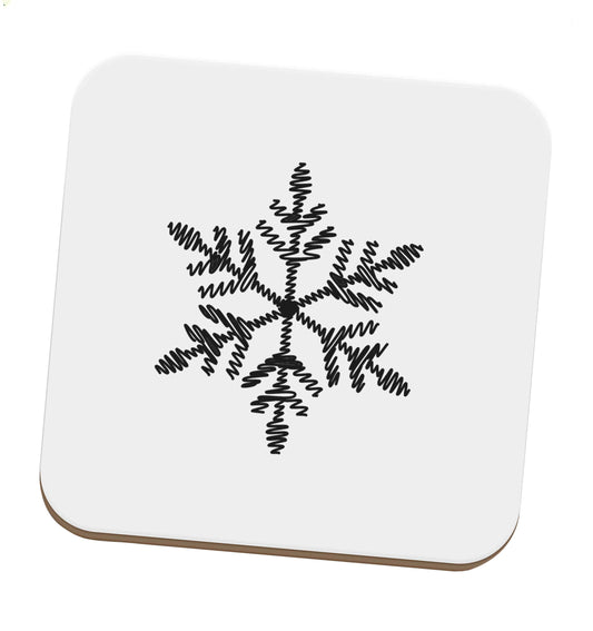 Snowflake set of four coasters