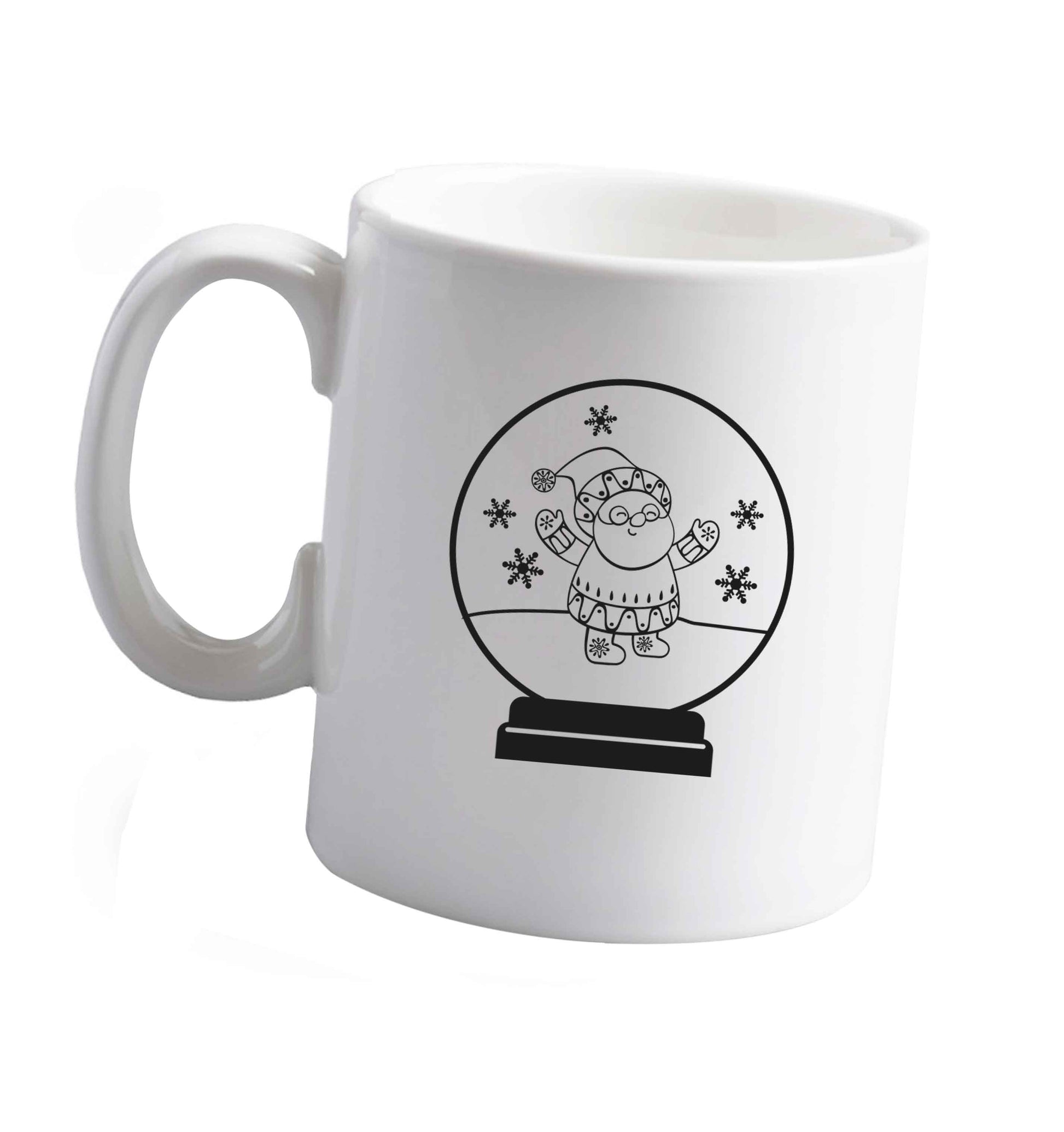 10 oz Tis The Season to Drink Whisky ceramic mug right handed