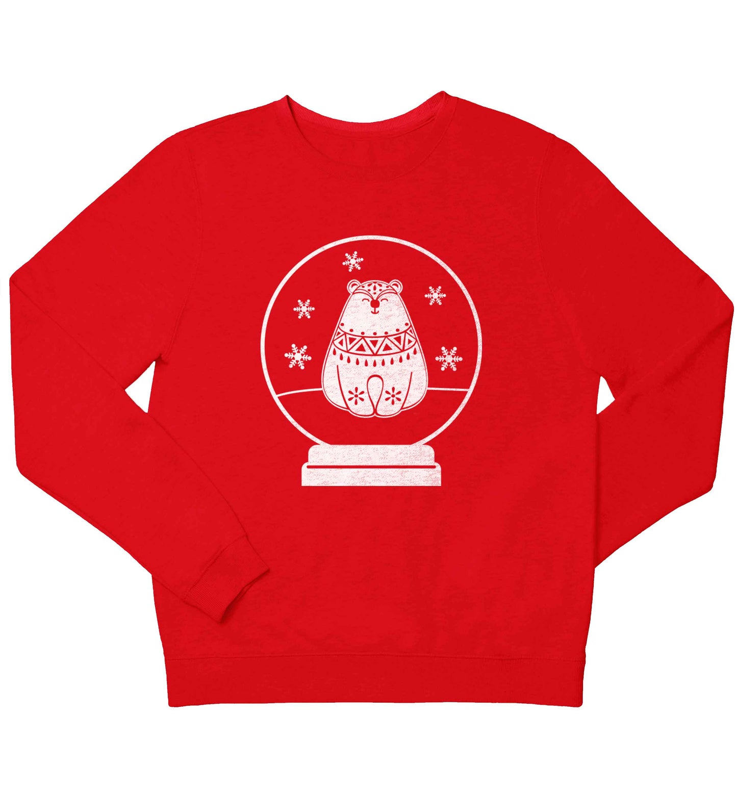 Polar Bear Snowglobe children's grey sweater 12-13 Years