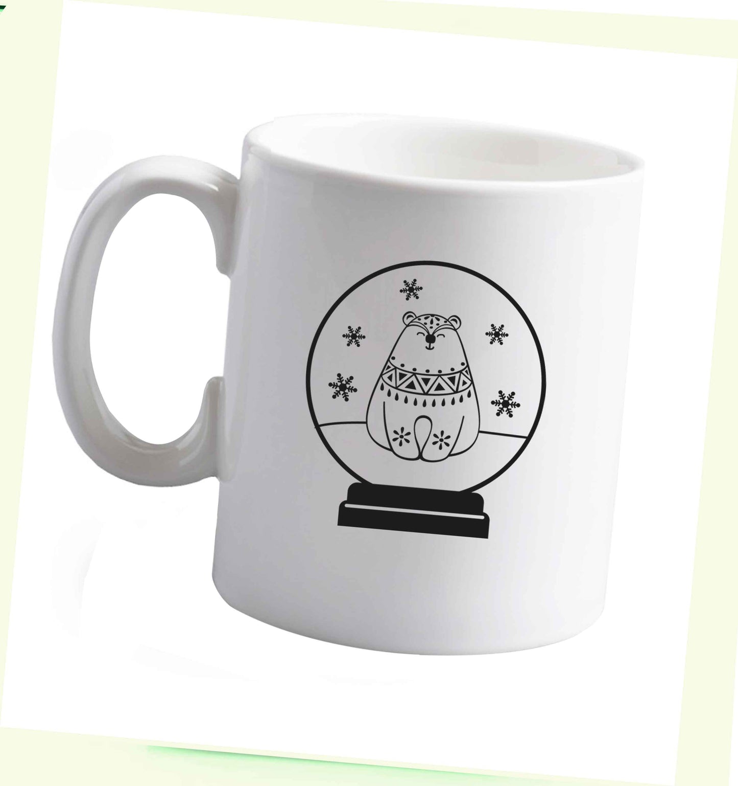 10 oz Tis The Season to Drink Whisky ceramic mug right handed