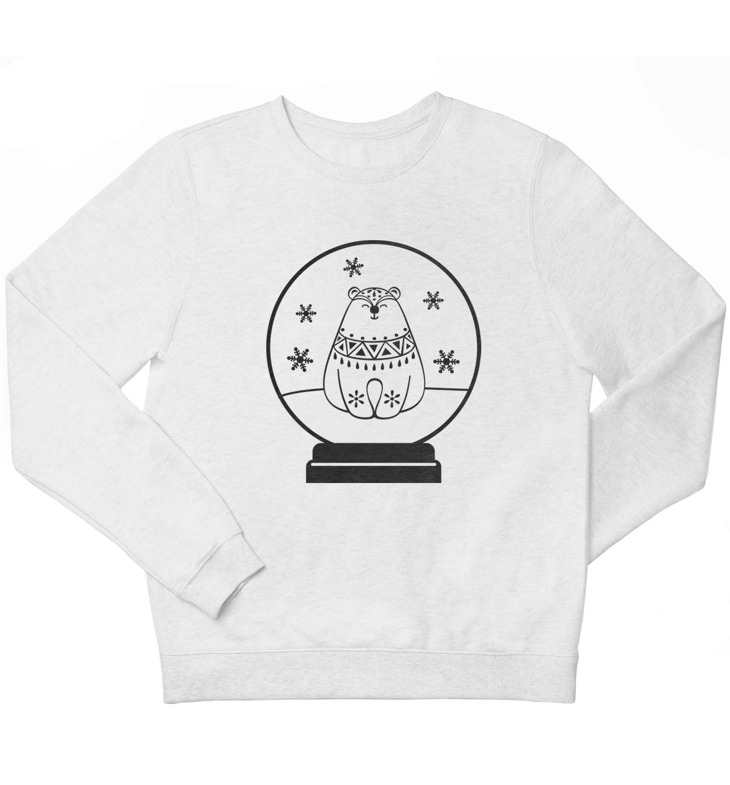 Polar Bear Snowglobe children's white sweater 12-13 Years