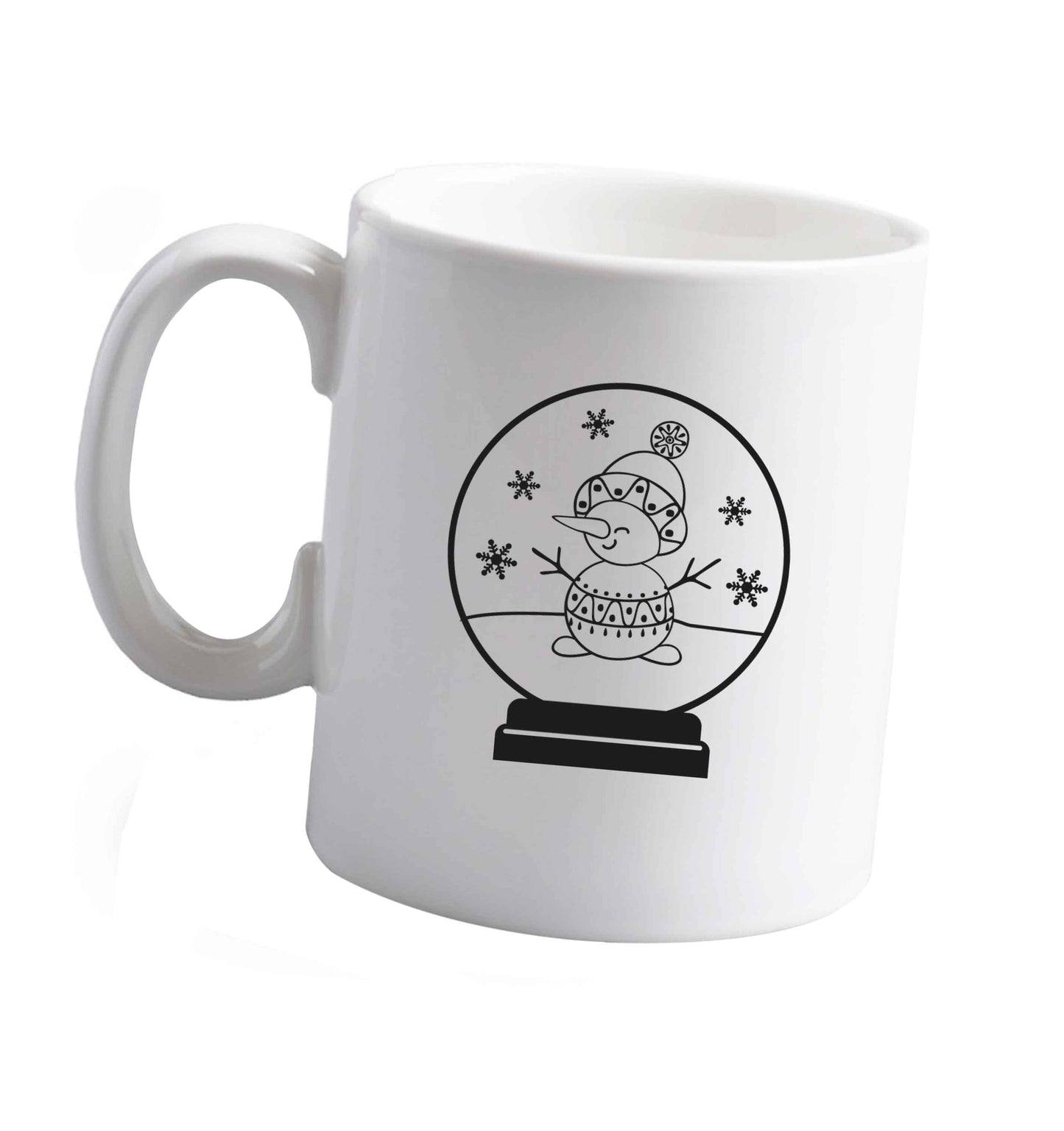 10 oz Tis The Season to Drink Whisky ceramic mug right handed