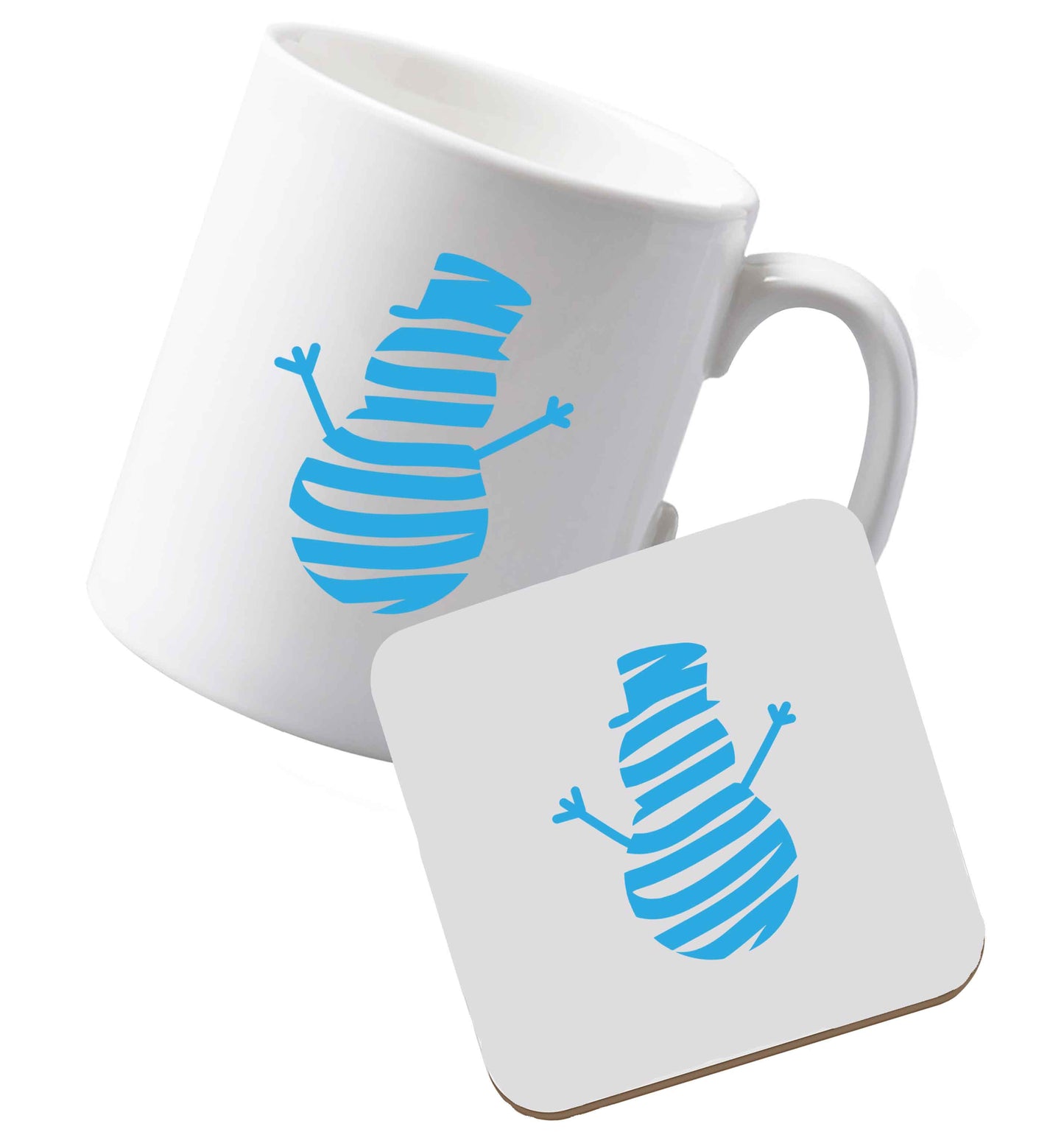 10 oz Ceramic mug and coaster Tis The Season to Drink Whisky both sides