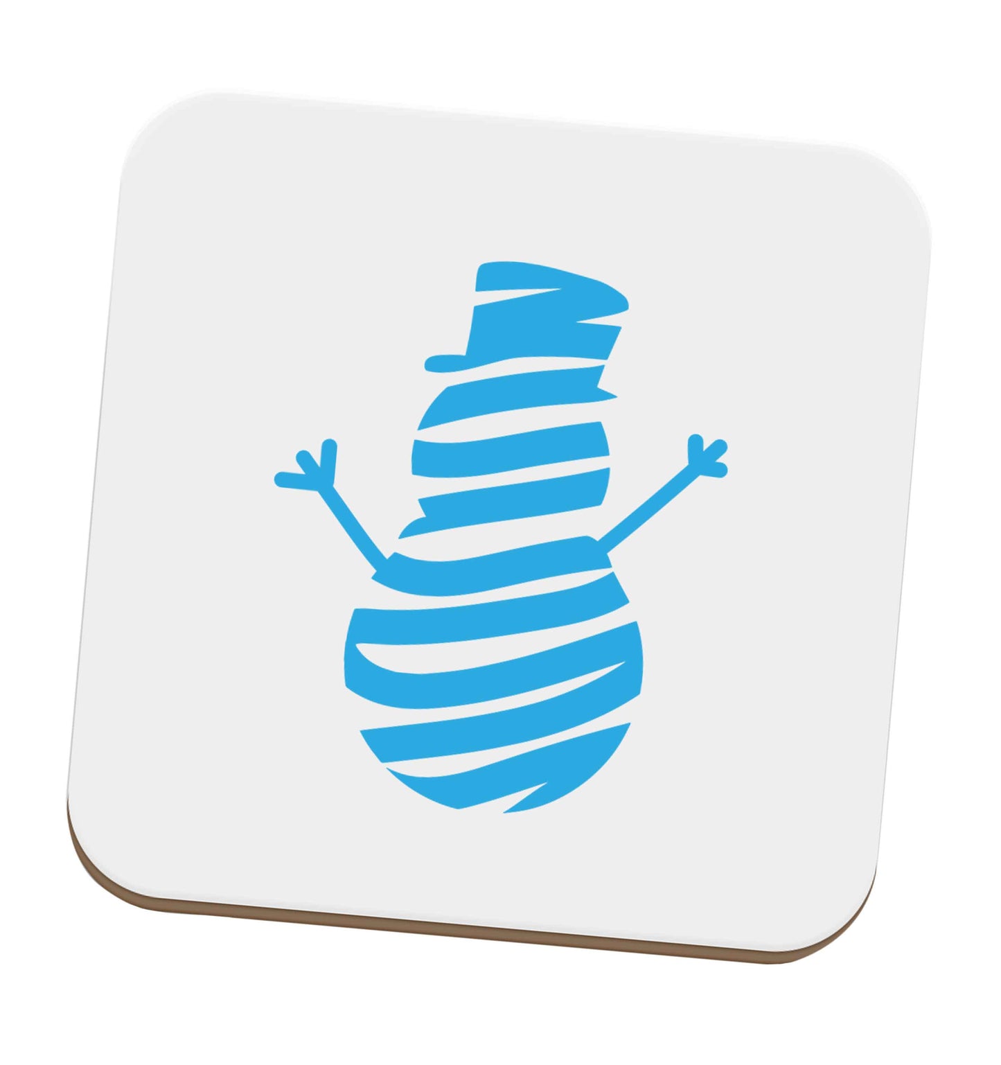 Snowman Snowglobe set of four coasters