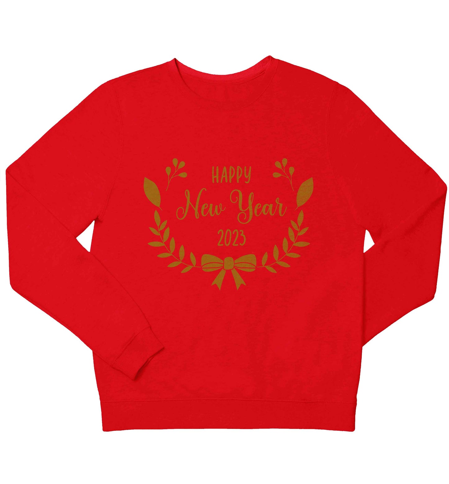 Happy New Year 2023 children's grey sweater 12-13 Years