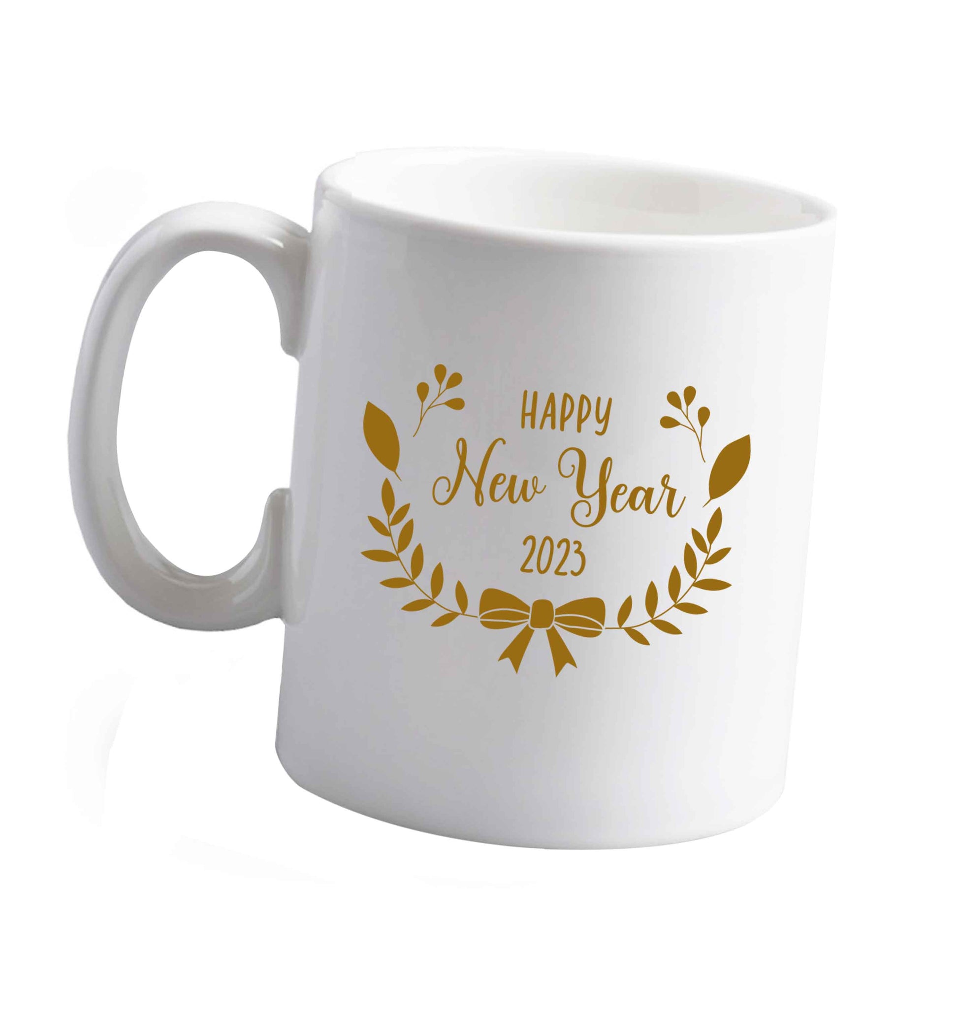 10 oz Tis The Season to Drink Whisky ceramic mug right handed