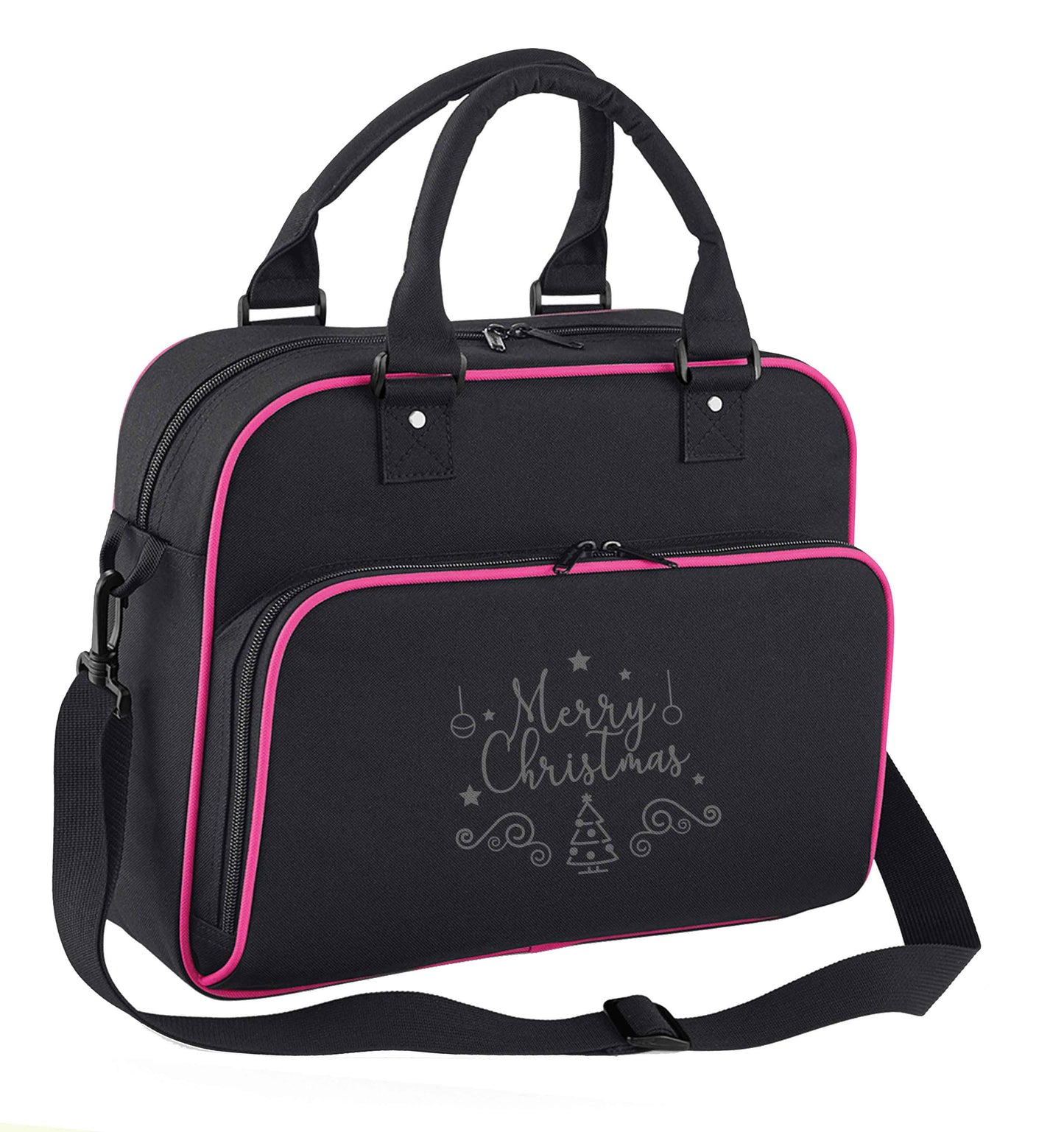 Happy New Year 2023 children's dance bag black with pink detail