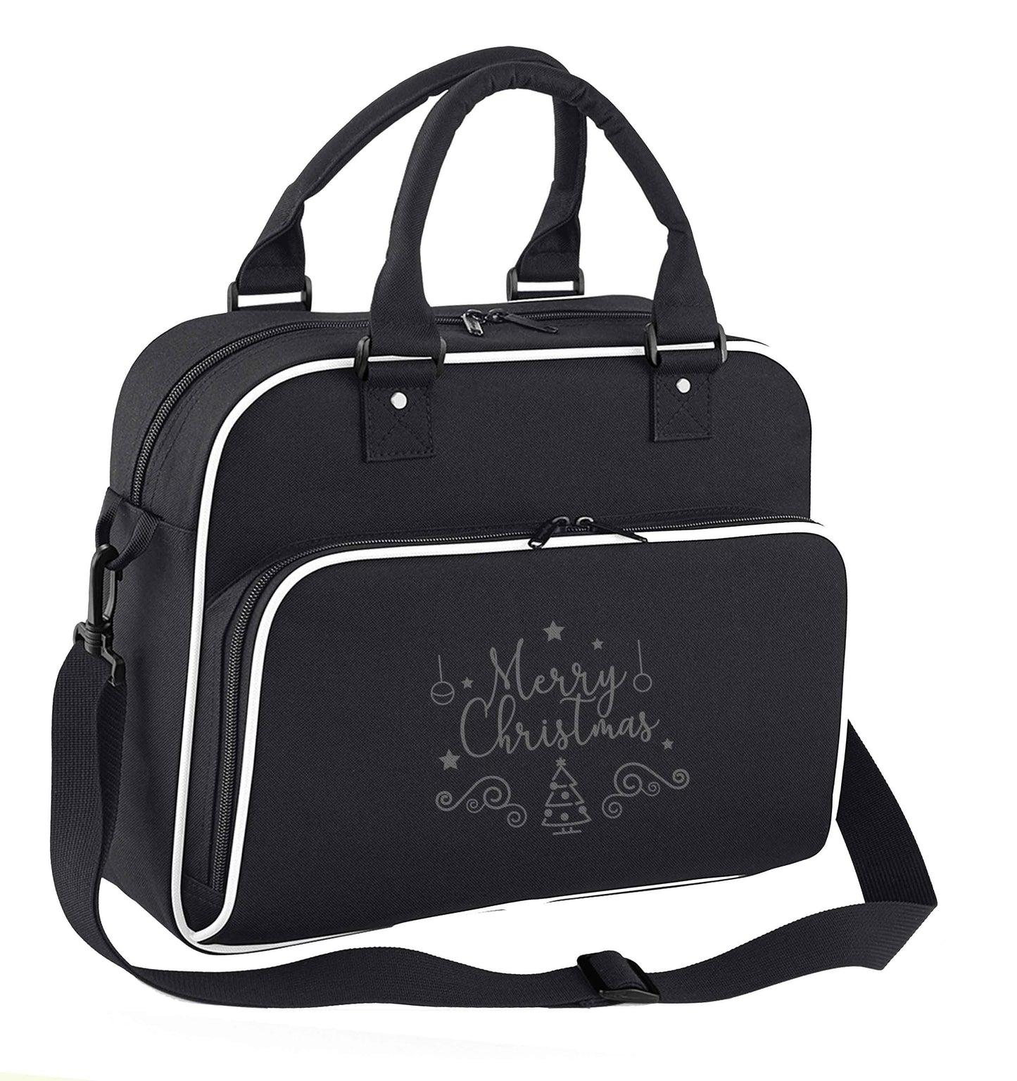Happy New Year 2023 children's dance bag black with white detail